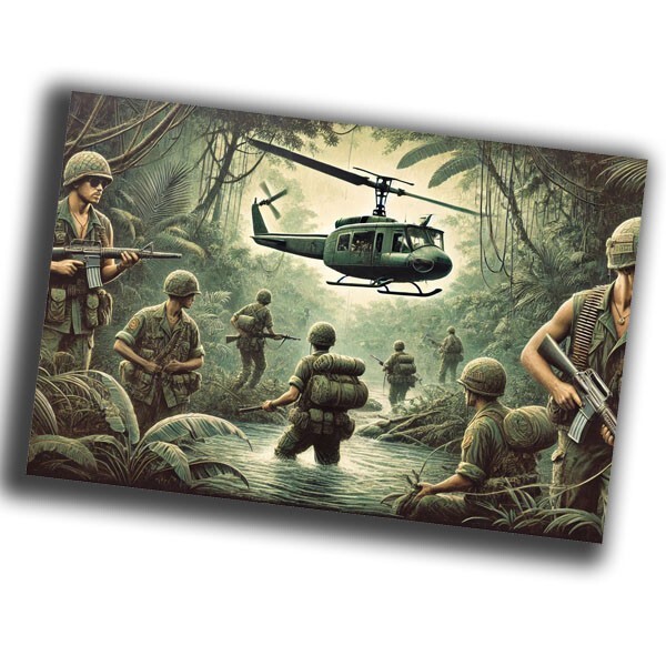 nice vintage War Vietnam retro Photo Glossy 4*6 in M48