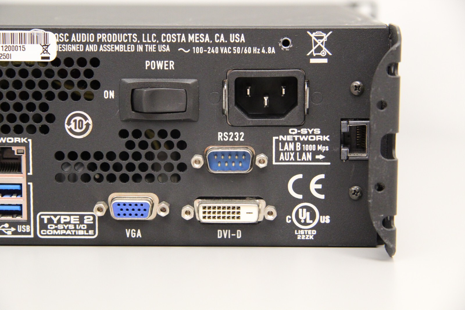 QSC Q-SYS Core 250i Integrated System Processor
