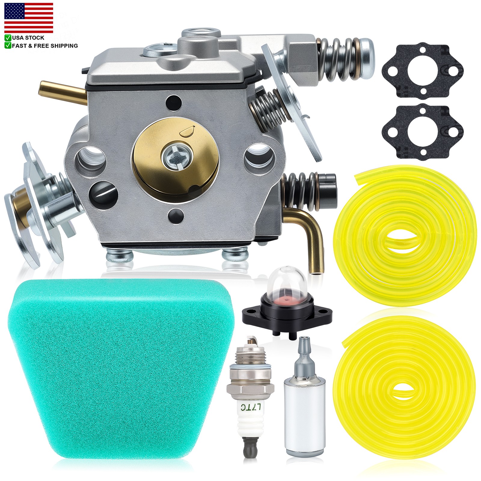 Carburetor carb for craftsman 2.2cu inch 16"bar chainsaw saw