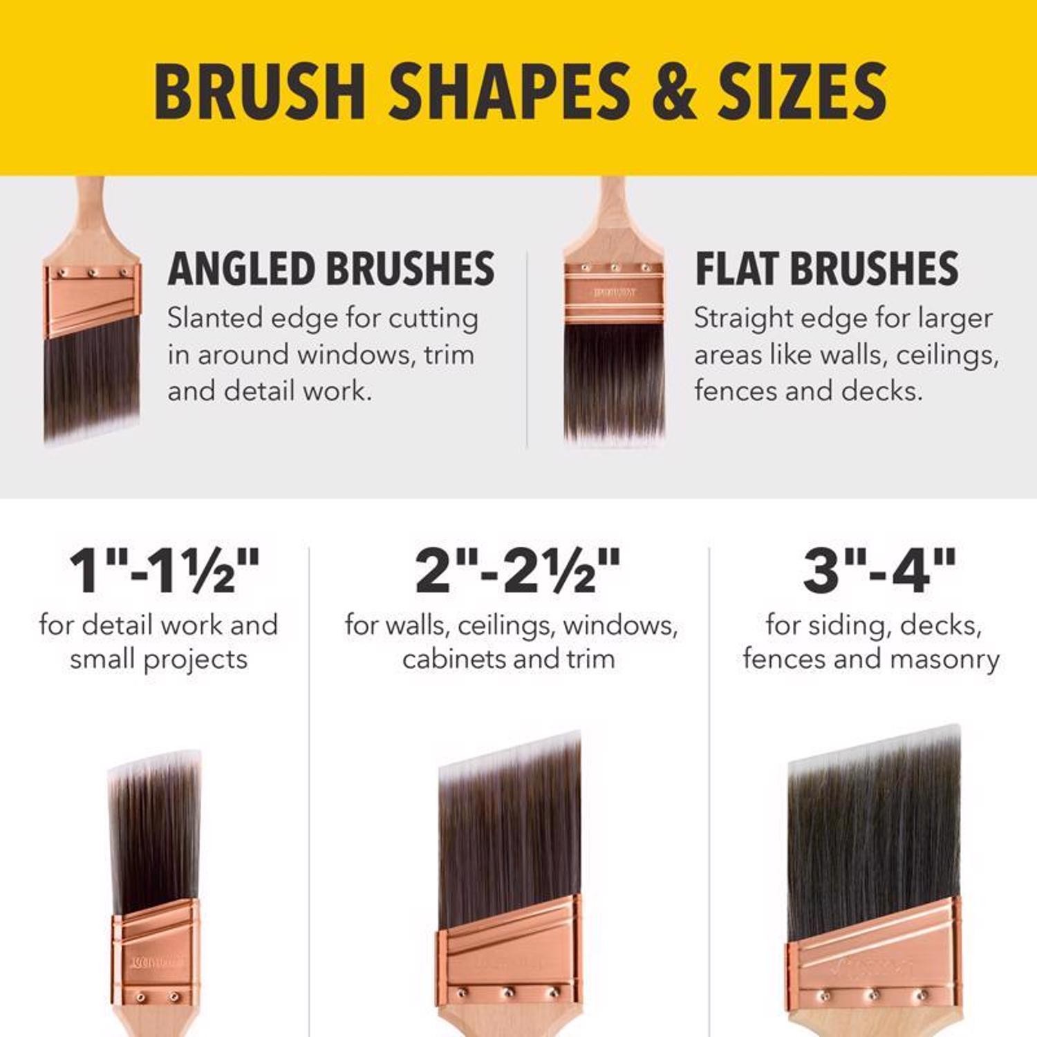 Purdy Extra Oregon 2-1/2 in. Soft Angle Paint Brush