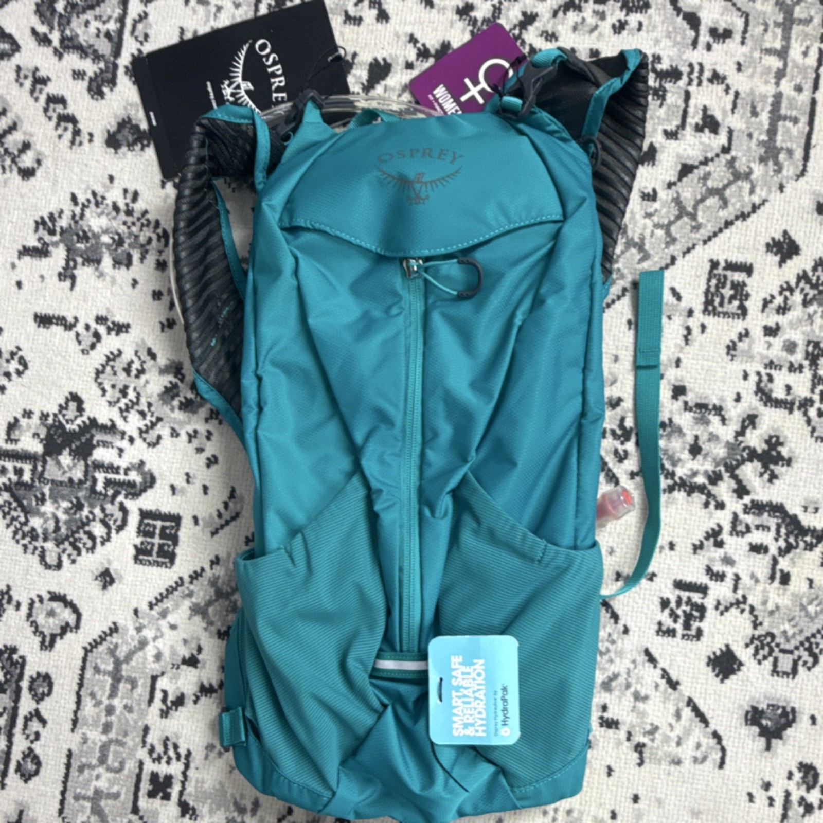 Osprey Kitsuma 7 Women's 7L Teal Hydration Pack Ventilated Back Zip