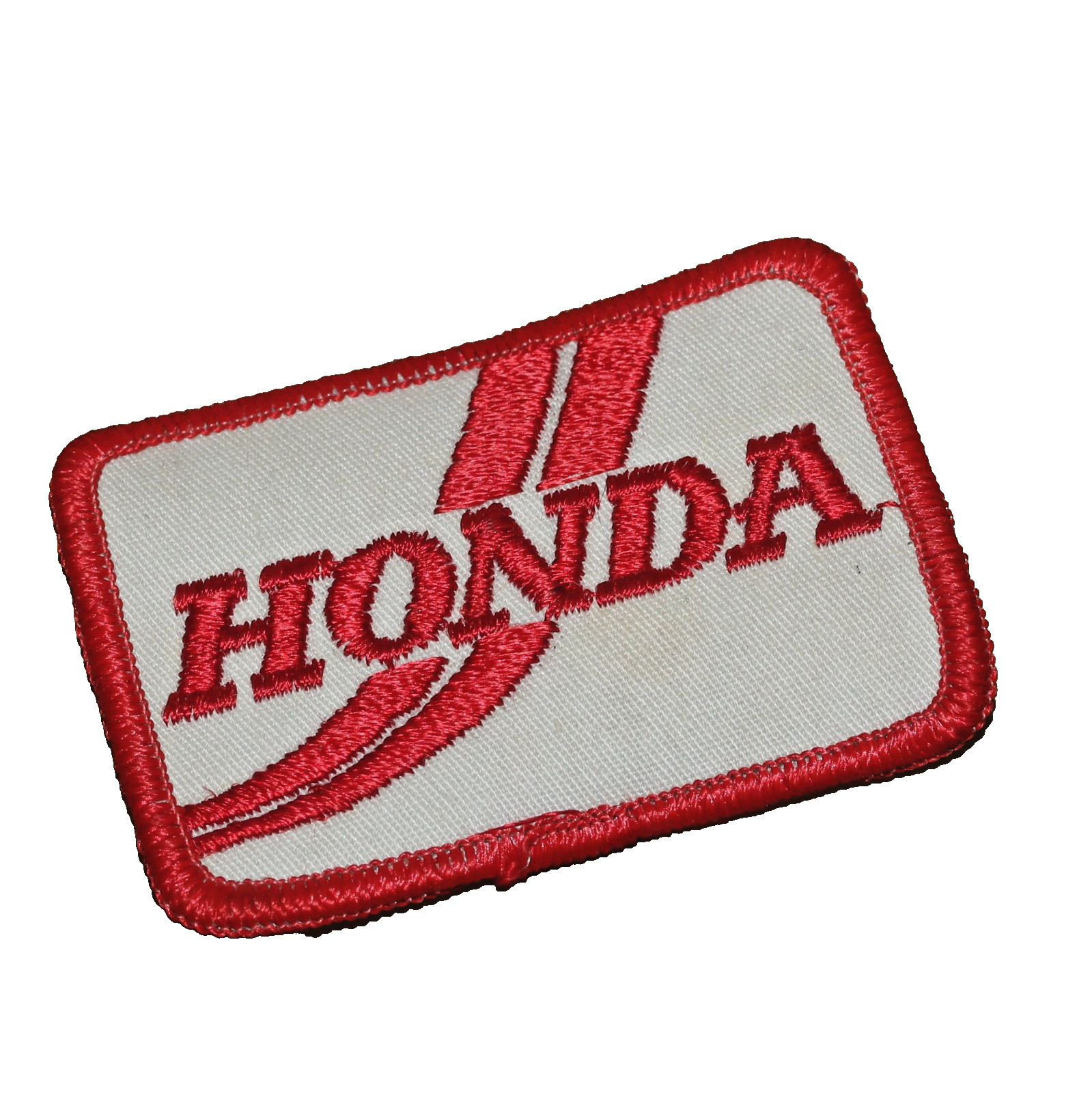 Honda Motorcycles Powersports Dirtbike Embroidered Patch Vintage 1980's 2" x 3"