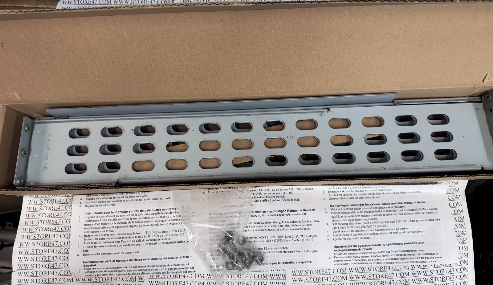 APC RACK RAIL ASSEMBLY KIT RIGHT/LEFT ASM OM-756D REV7