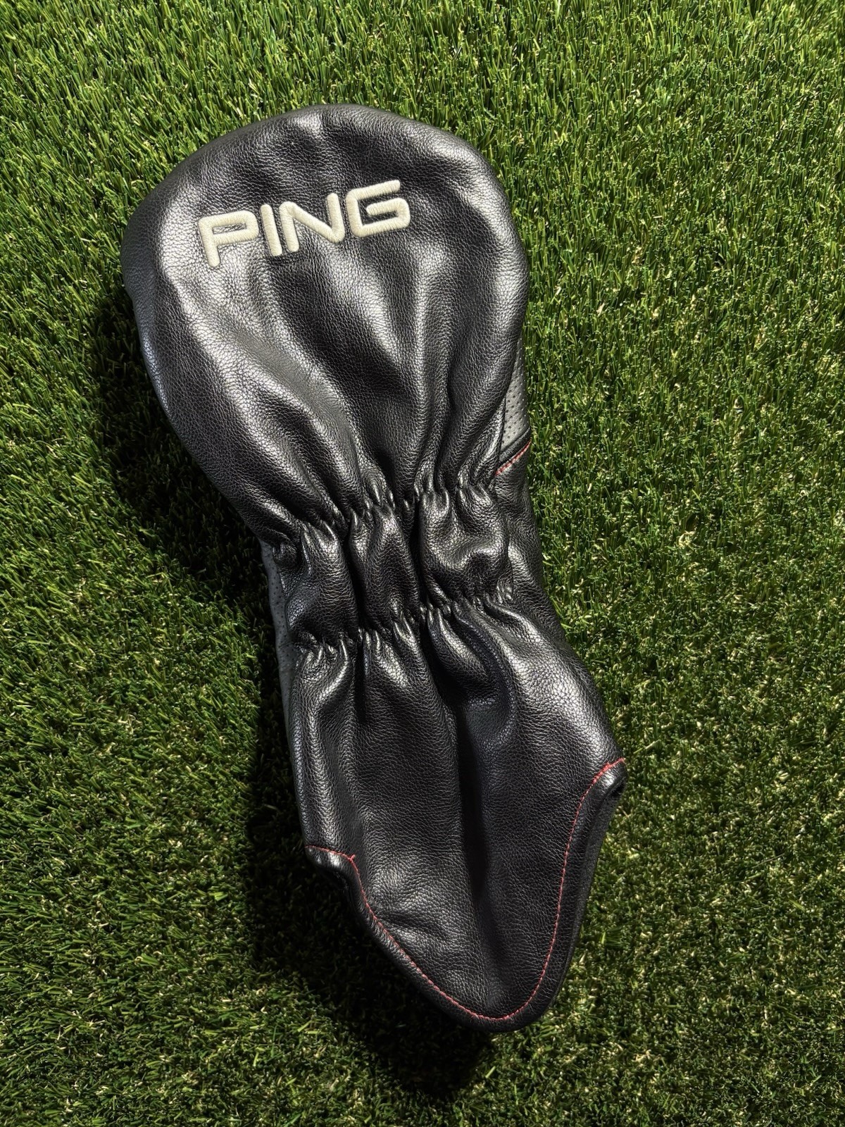 Ping G410 Driver Headcover Head Cover Black Red GOOD CONDITION