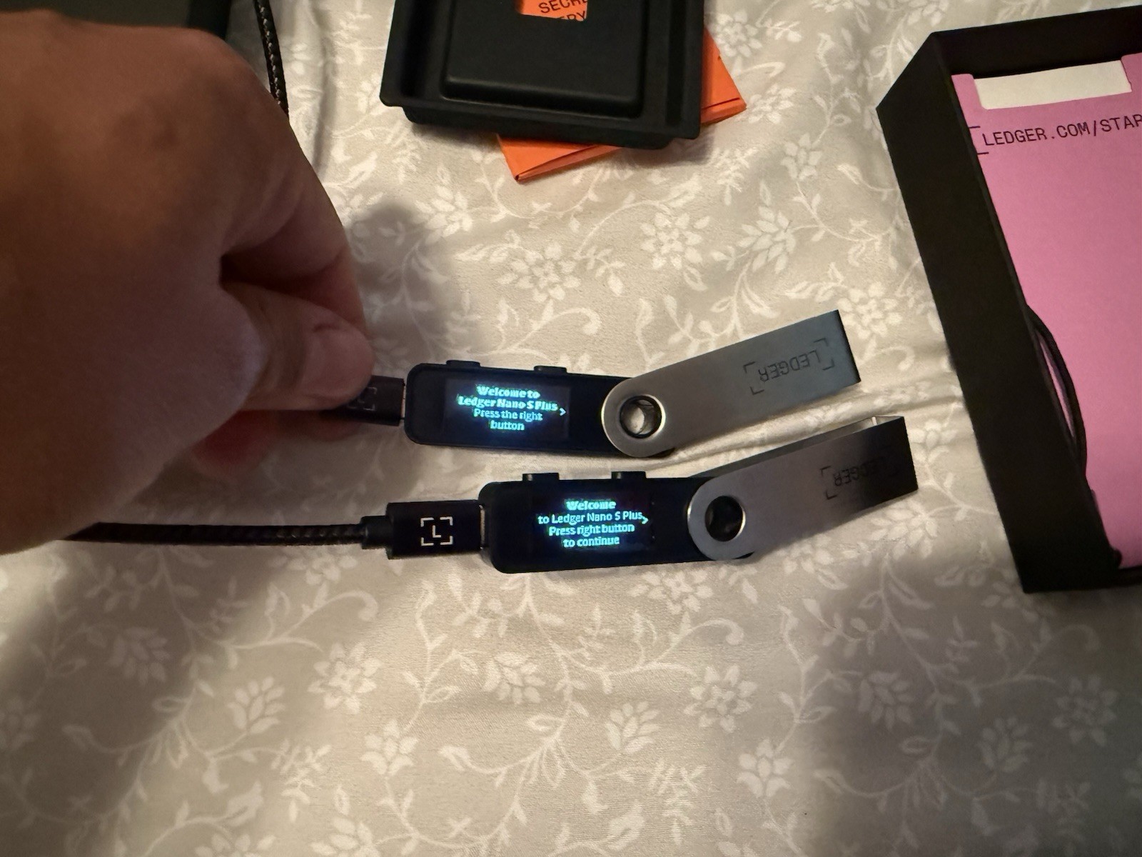 2  Ledger Nano S Plus Hardware Cold Wallet