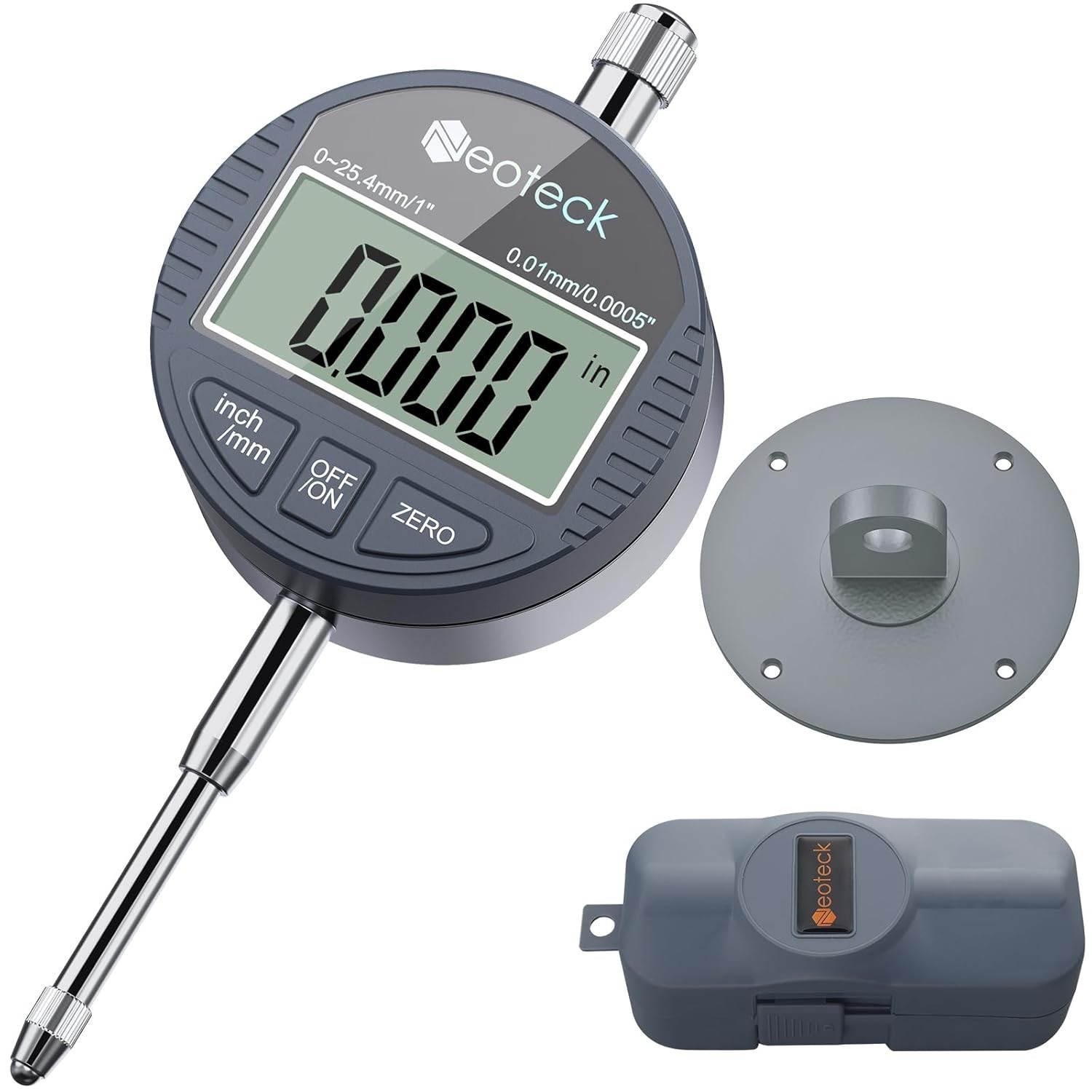 Neoteck DTI Electronic 0-1''/0.0005'', Silver gray