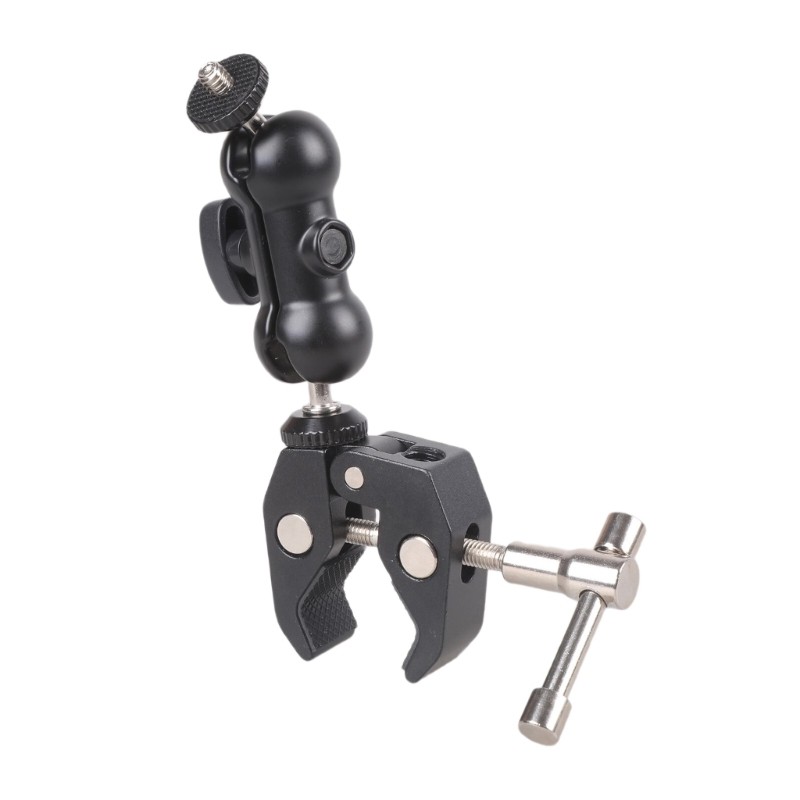 360degree Rotating Metal Super Clamp For Photography Equipment And Accessories