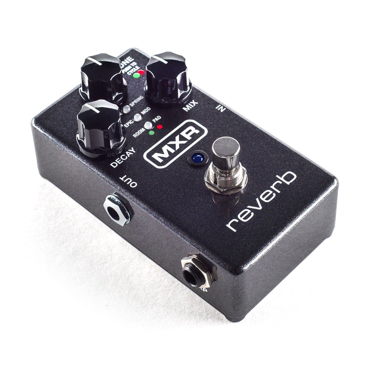 MXR M300 Reverb Pedal w/ 2 Patch Cables