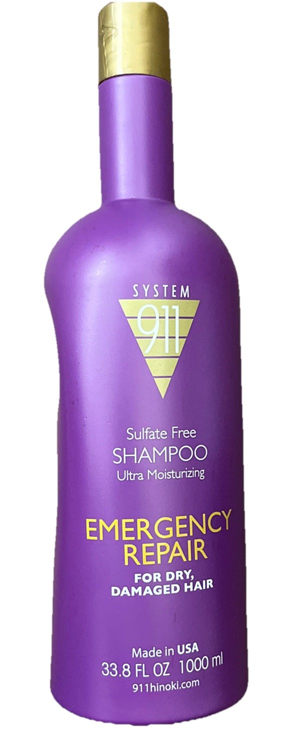 Hayashi System 911 Emergency Ultra Moisture Shampoo For Dry Damaged Hair 33.8oz