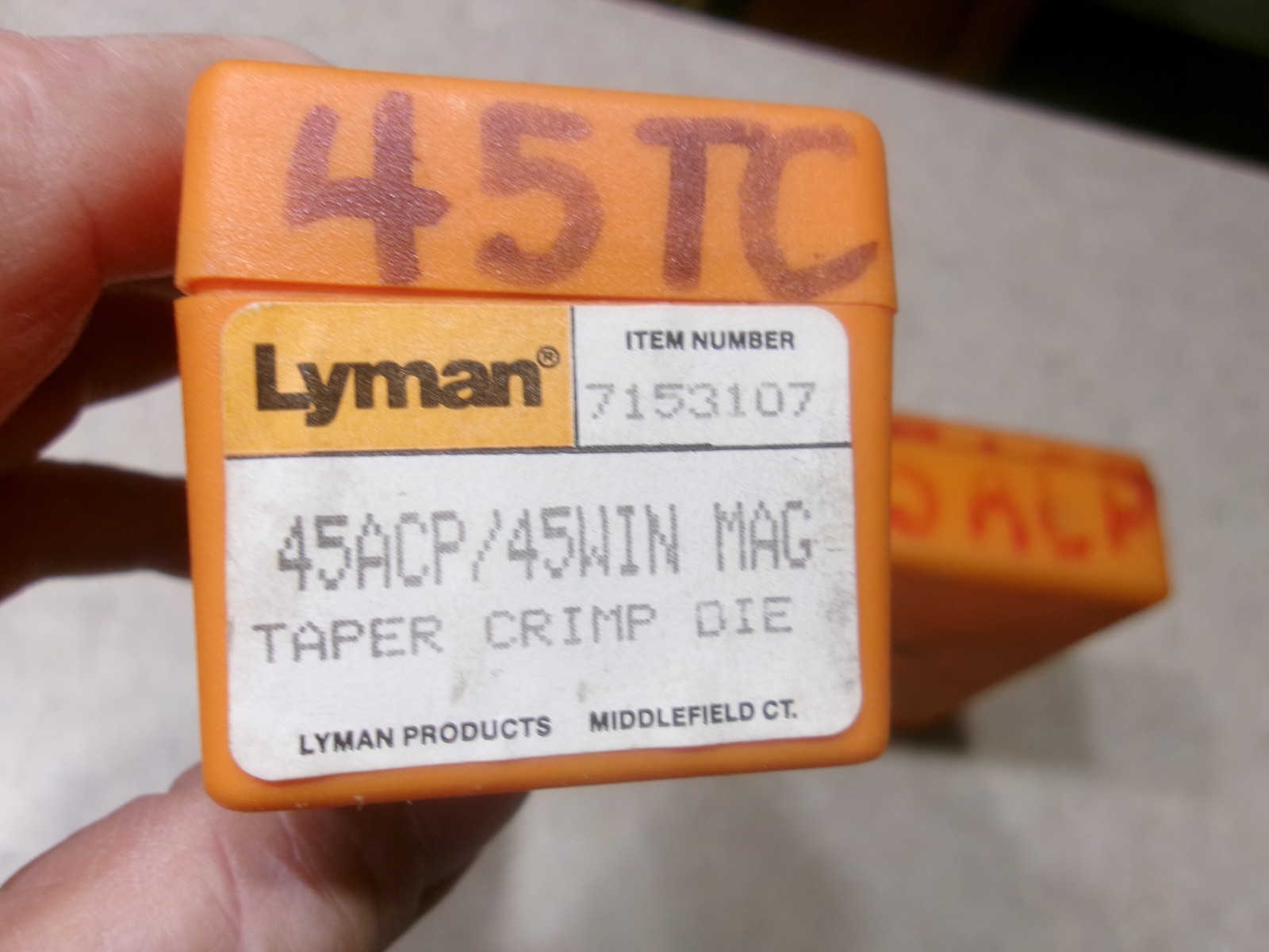 LYMAN 45 ACP / WIN MAG - 3 DIE SET Reloading Dies