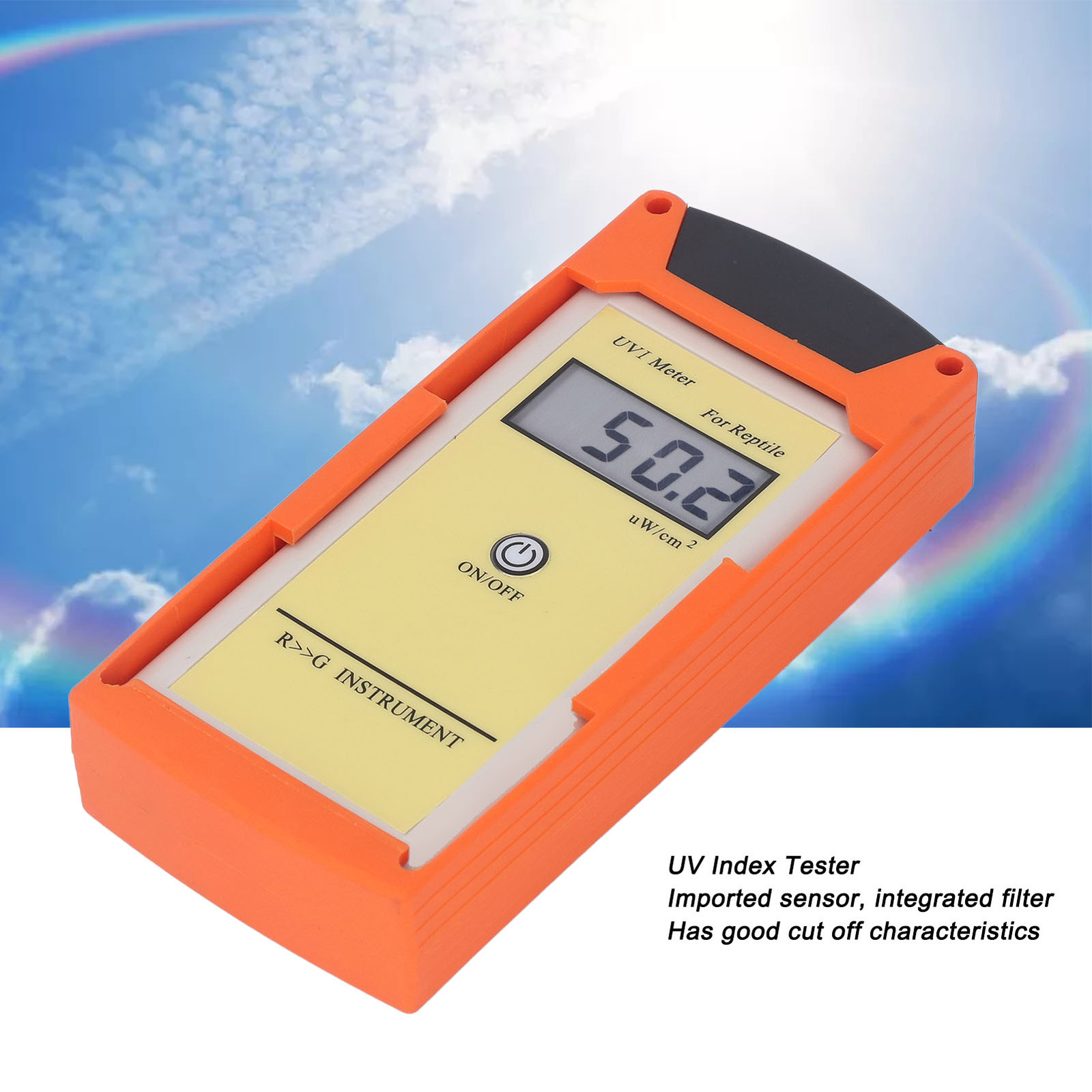 UV Index Meter Digital UVI Tester LCD Display Solar Ultraviolet Detector Part