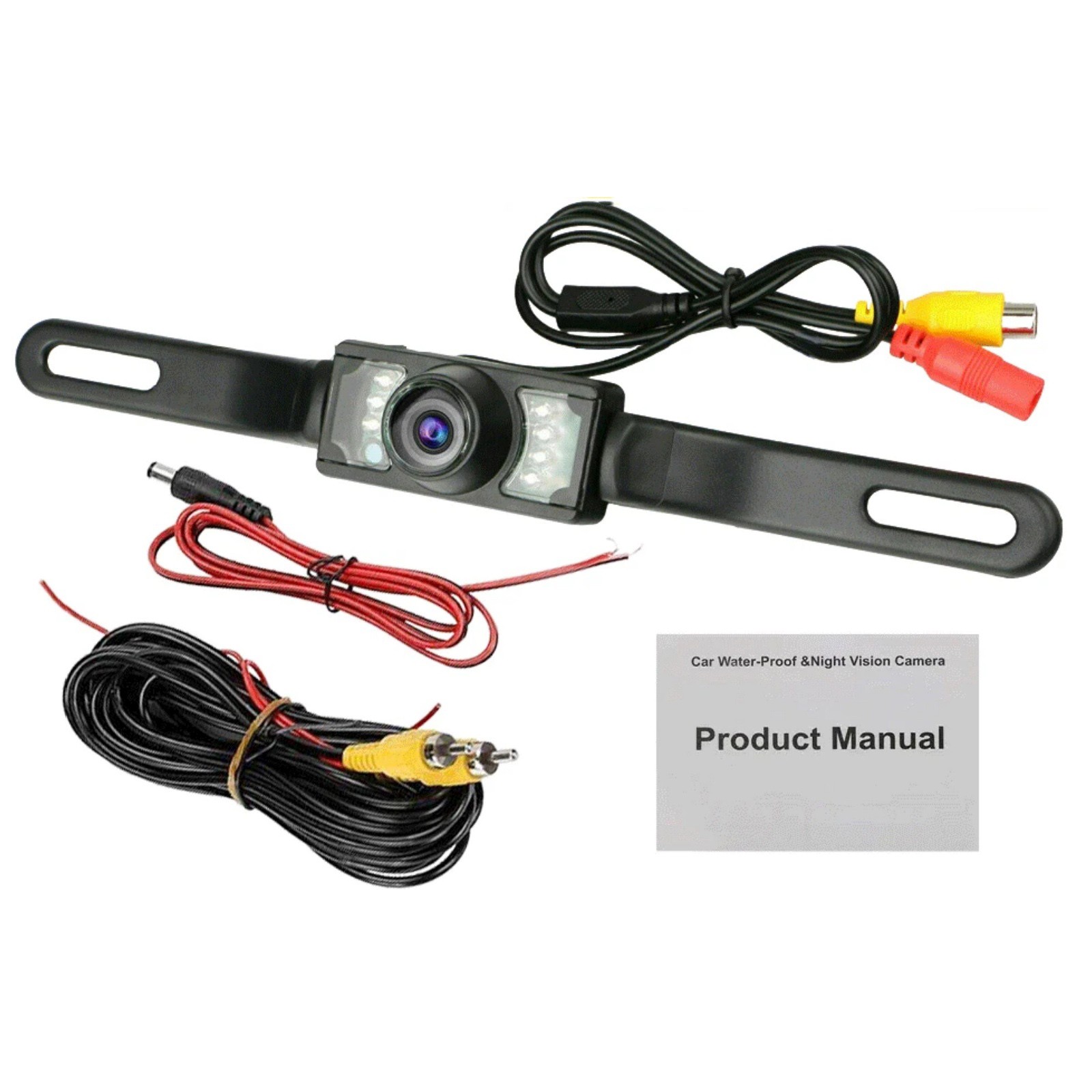 Car Rear View Camera Reverse Backup HD 720P Night Vision 170° Angle Waterproof
