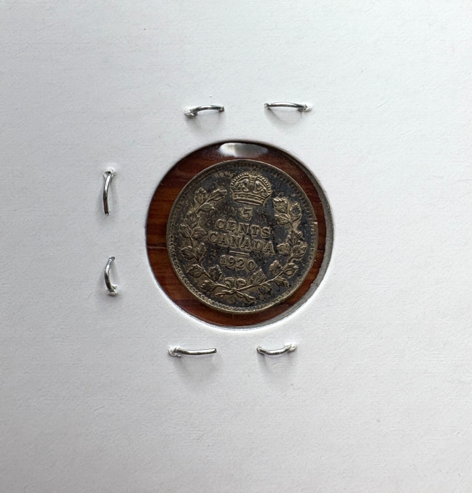 1920 Canada 5 Cents, George V