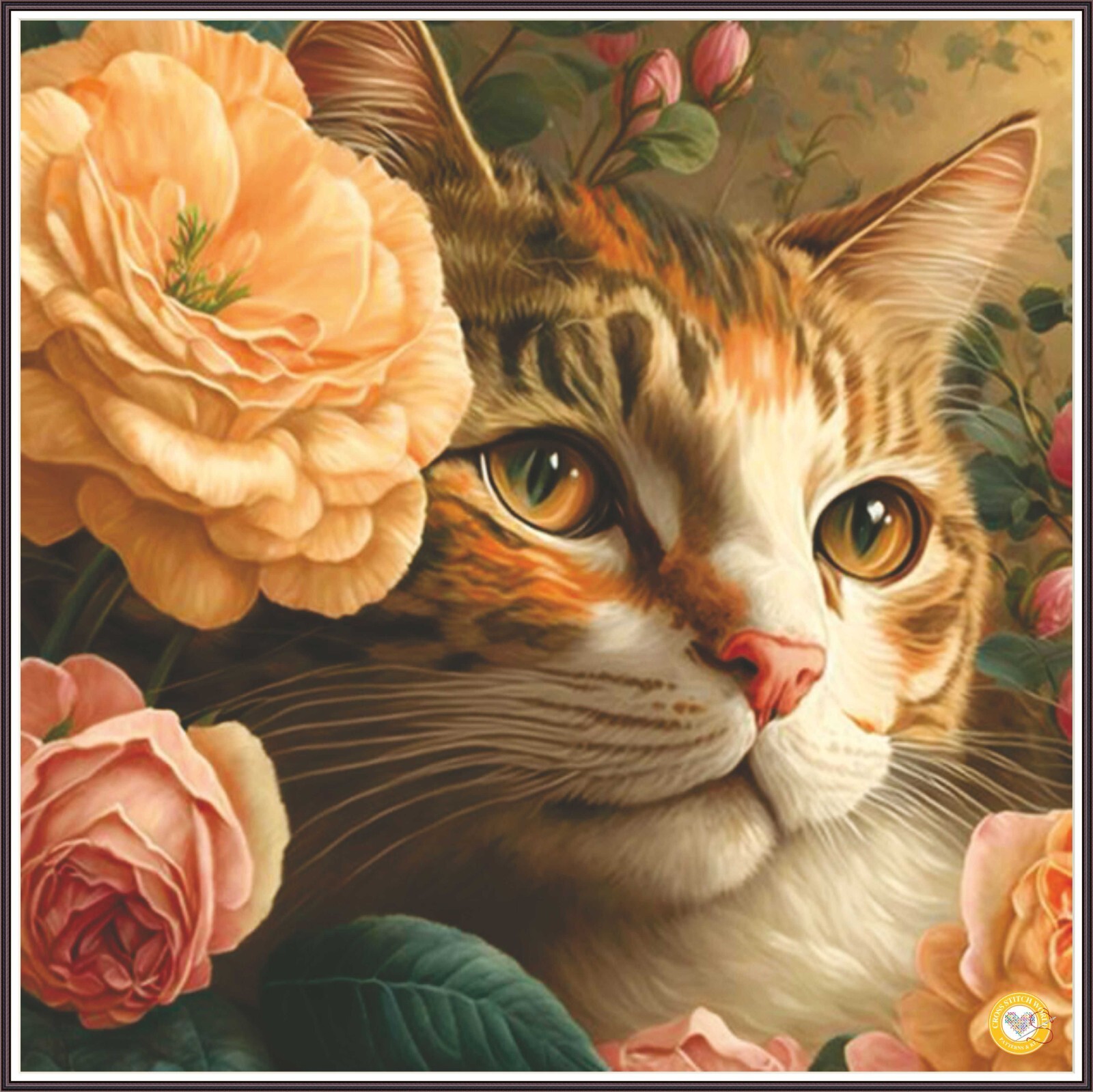Flower's miracle 946 Chart Counted Cross Stitch Pattern DMC