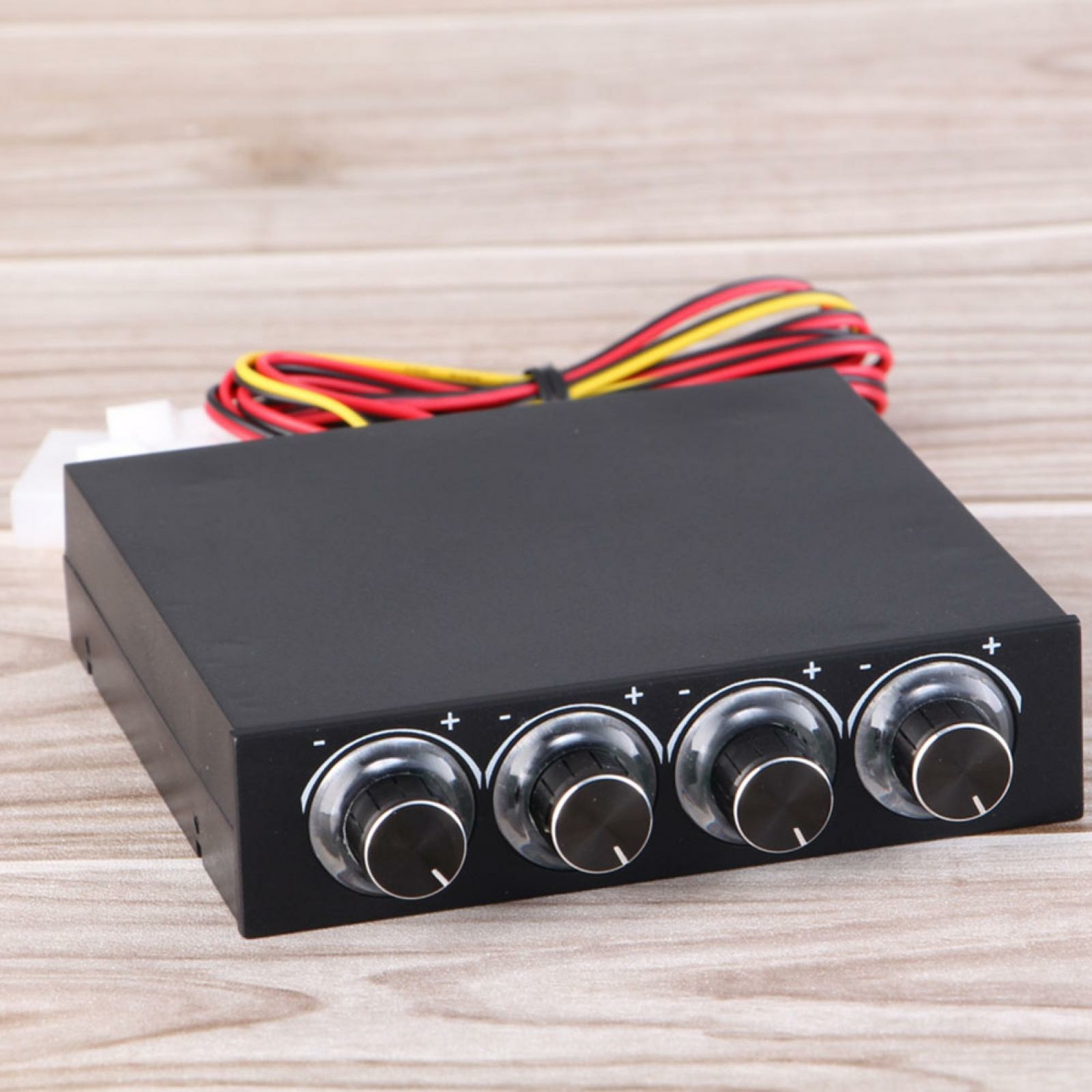 Fan Speed Controller 3.5" LCD Touch Screen Front Panel 4 Way Pc Temperature