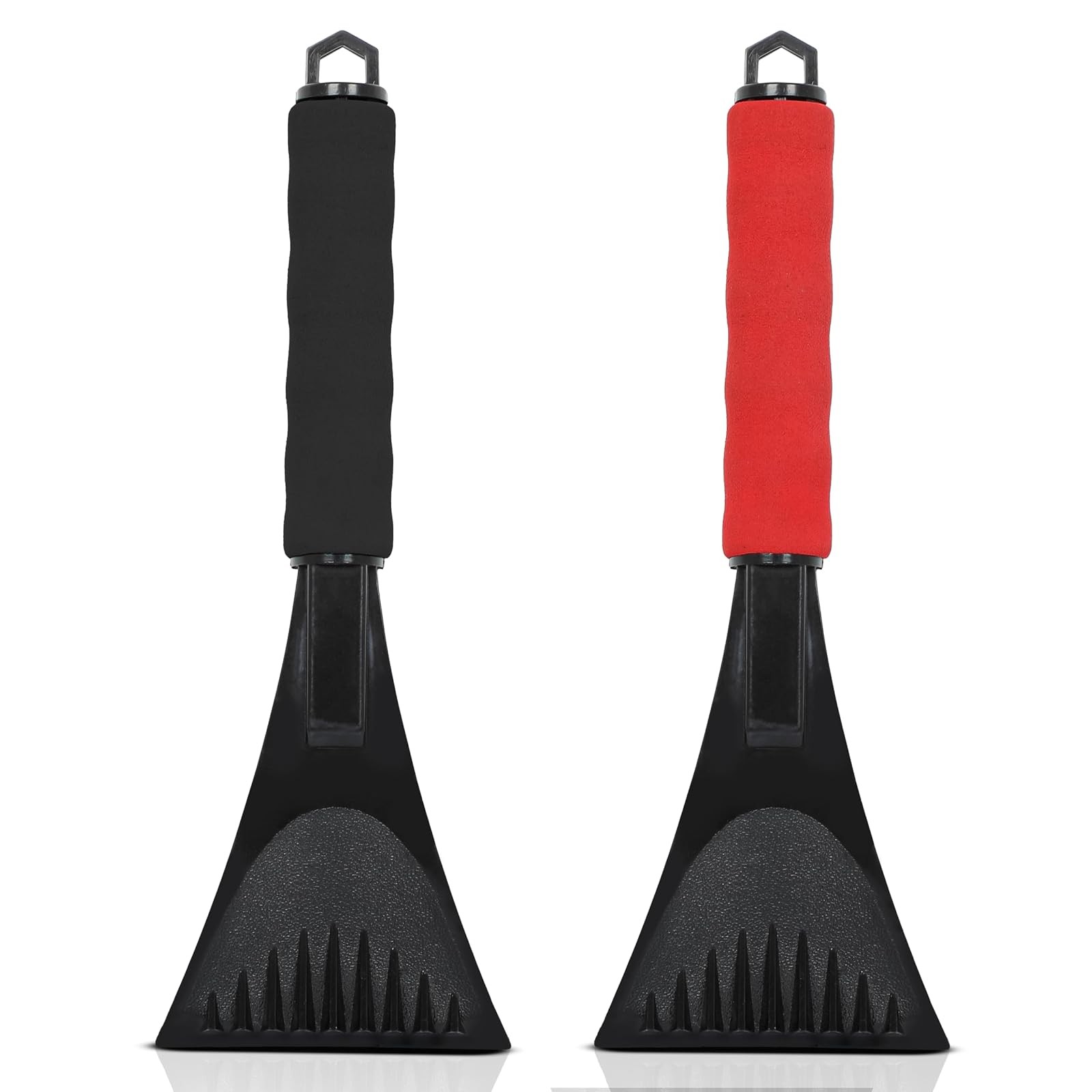2 Pack Windshield Ice Scraper for Car Window Snow Frost Removal Foam Handle