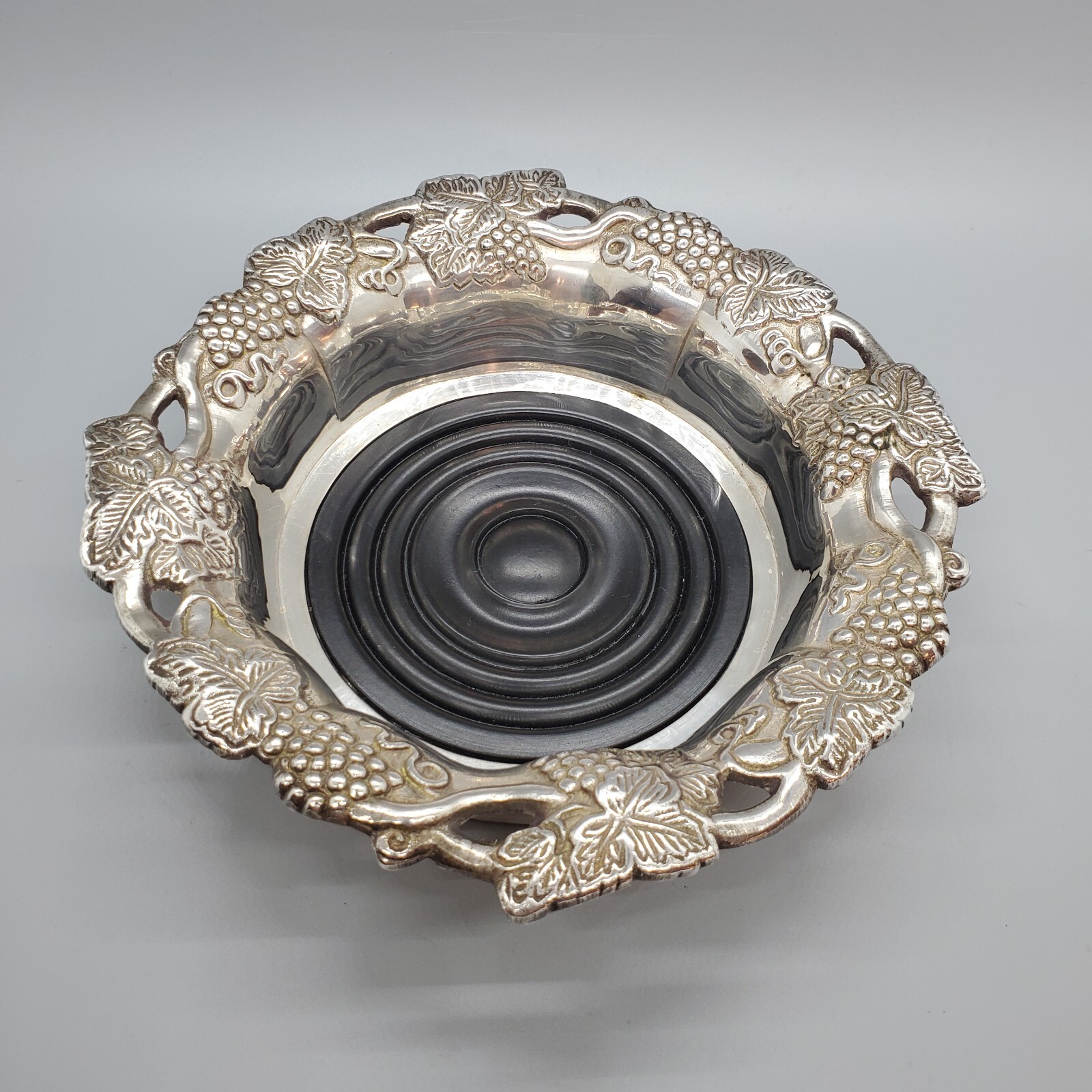 Vintage William Adams Silverplated Wine Coaster Towle Company Made in India EUC