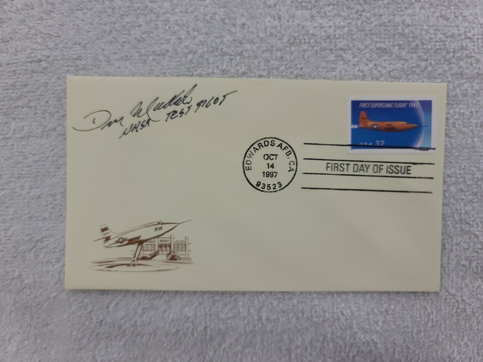 Mallick, Don Signed Autograph 10/14/97 | Space Cover