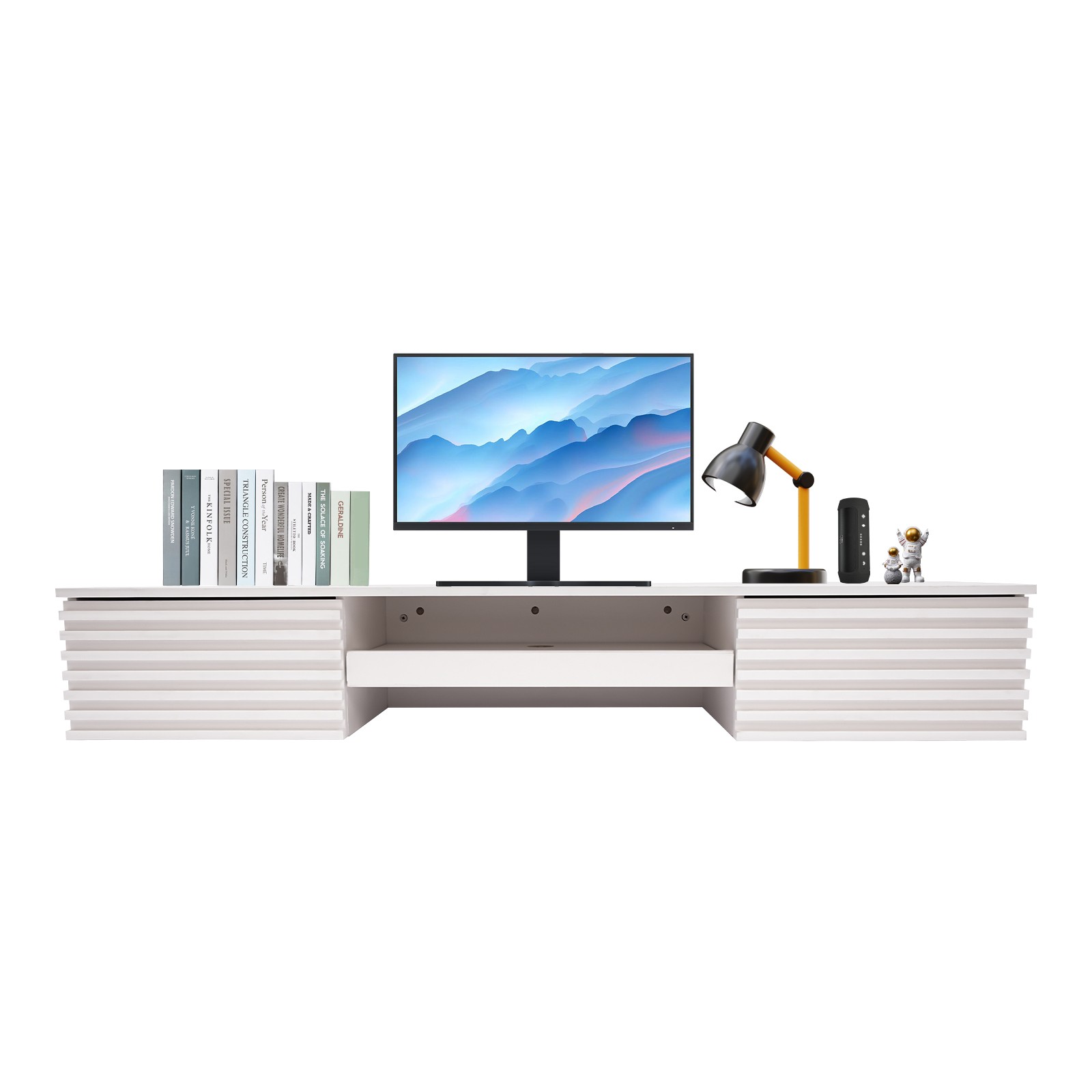 Wall Mounted Desk, Wall Mounted Desk with Pull Out Drawer, Wall Organizer