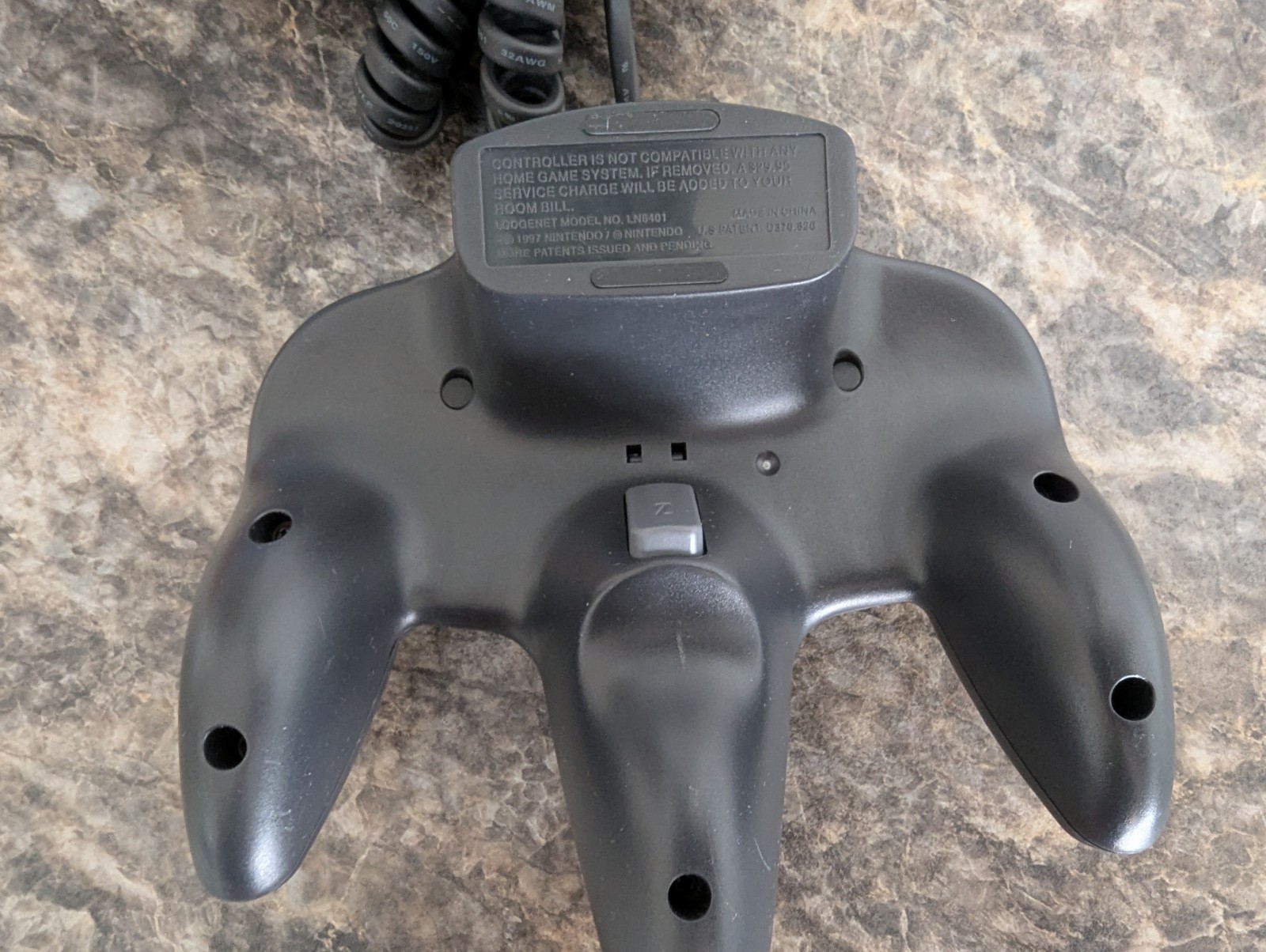 Lodgenet Nintendo 64 N64 Hotel Controller