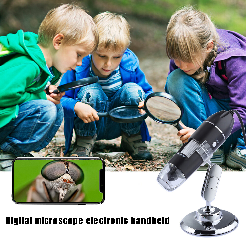 3In1 1600X USB Microscope Digital Cam Magnifier Endoscope for PC Android Phone
