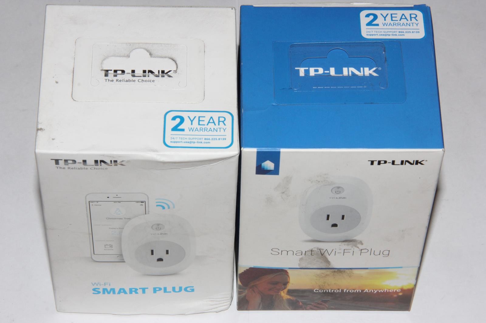 Lot of 2 TP-LINK HS100 Smart WIFI Plugs "NEW"