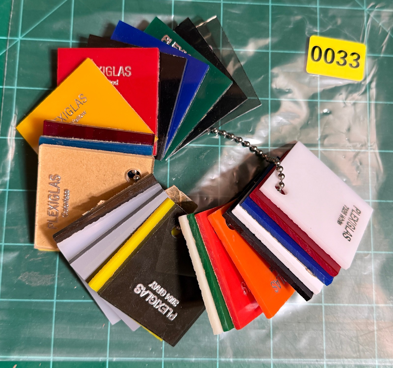 Set of Plexiglass Samples  Crafts Color Chips More!