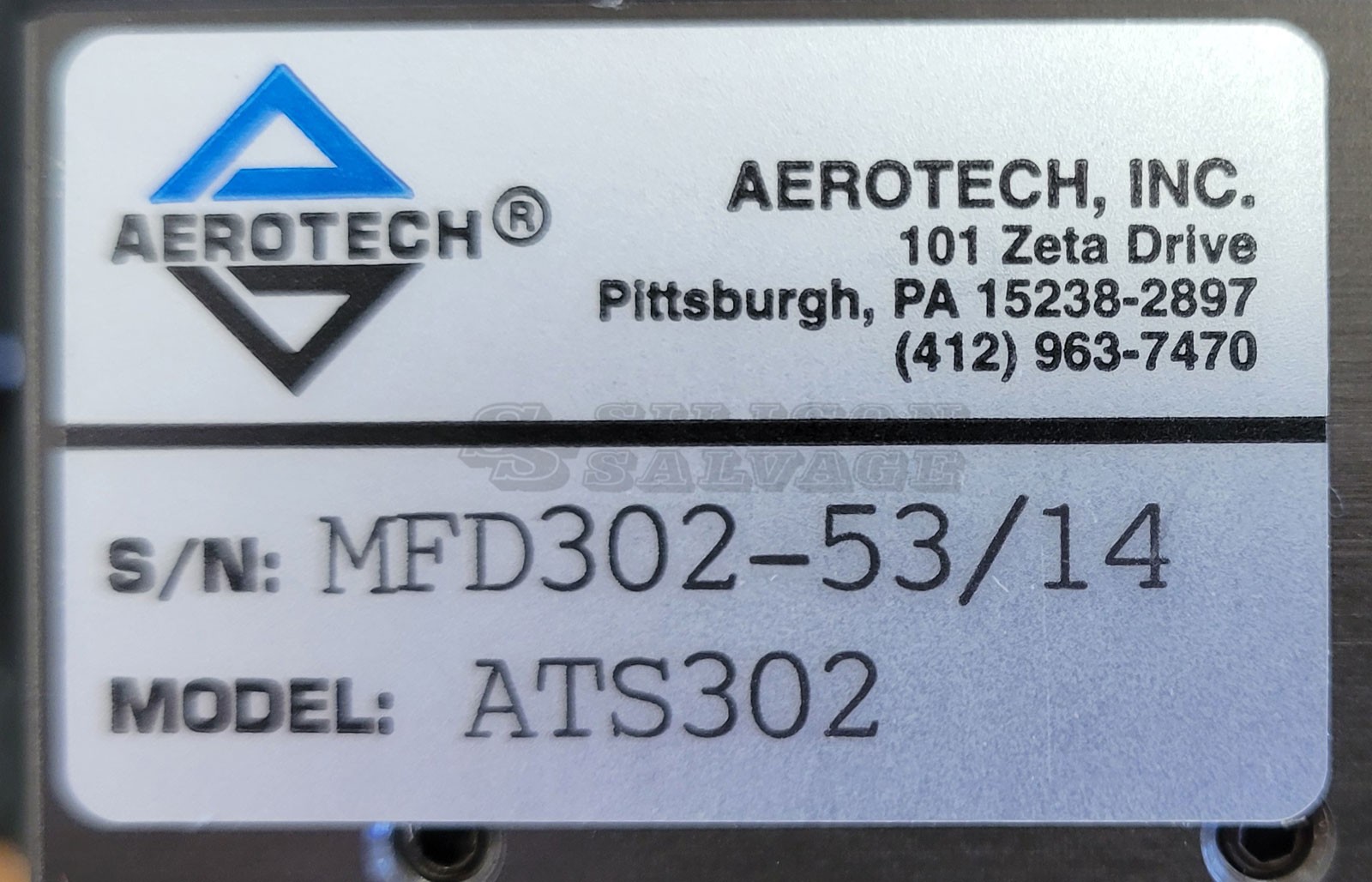 Aerotech ATS302 Linear Stage w/ 50SMC2-HM Motor