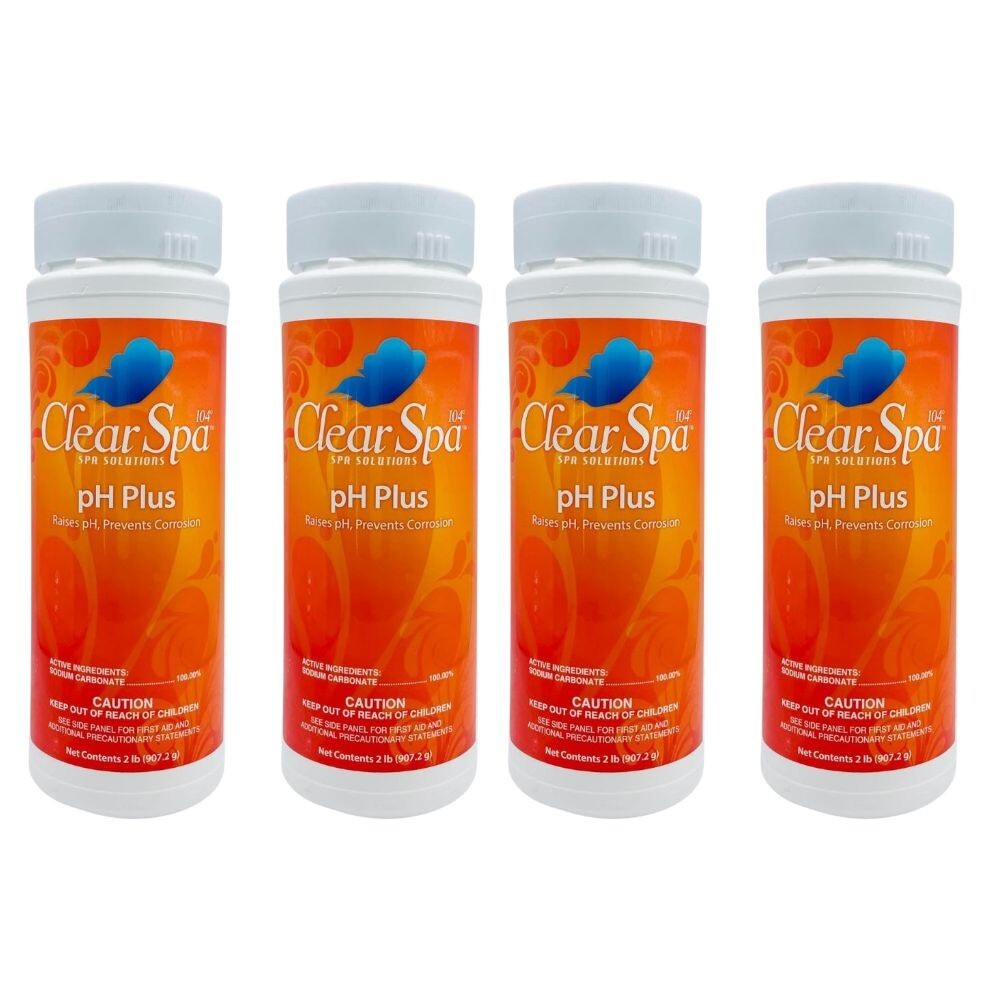 Clear Spa 104° pH Plus Increaser 2lbs OREQ | CSSA002 (4 Pack)