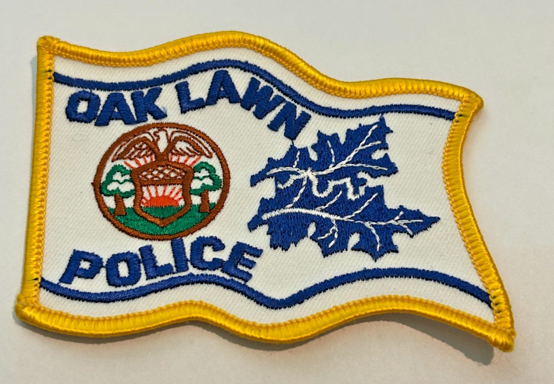 Oak Lawn Illinois Police Yellow Border Patch Unused