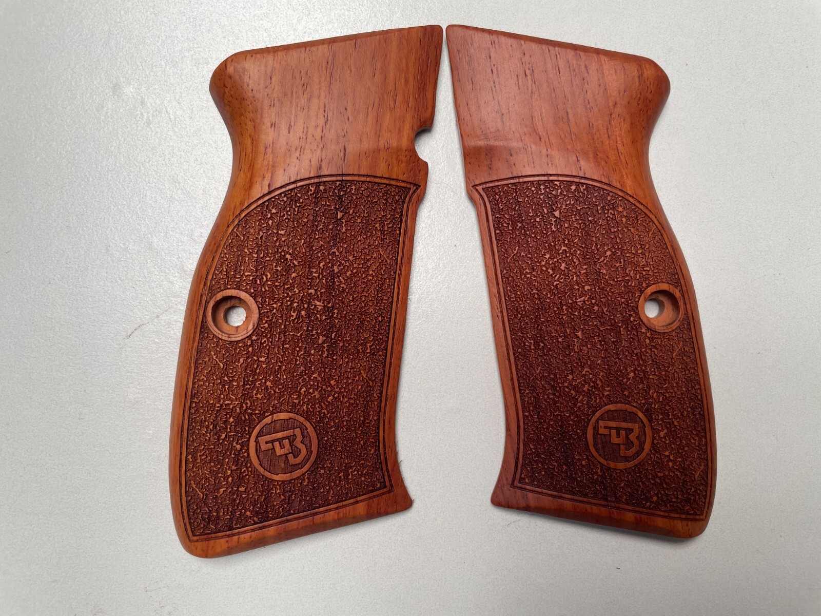 New remade decorate Hardwood Grips For  CZ 97 B  craving wood #02