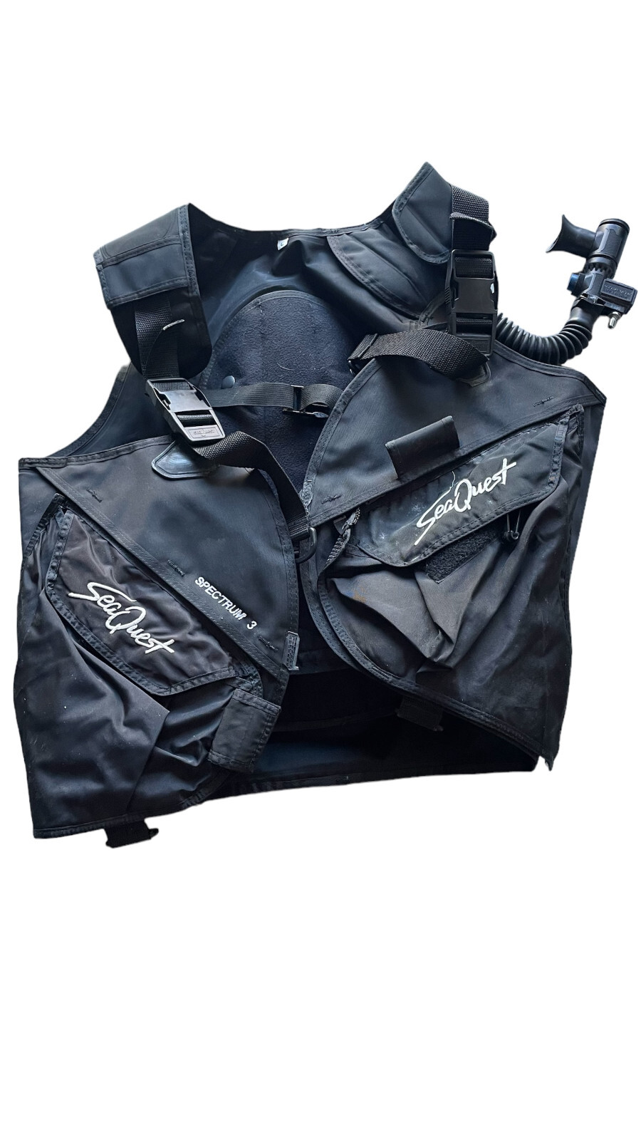 SeaQuest Spectrum 3 BCD w/ Air Integrated Inflator Size L Scuba Diving