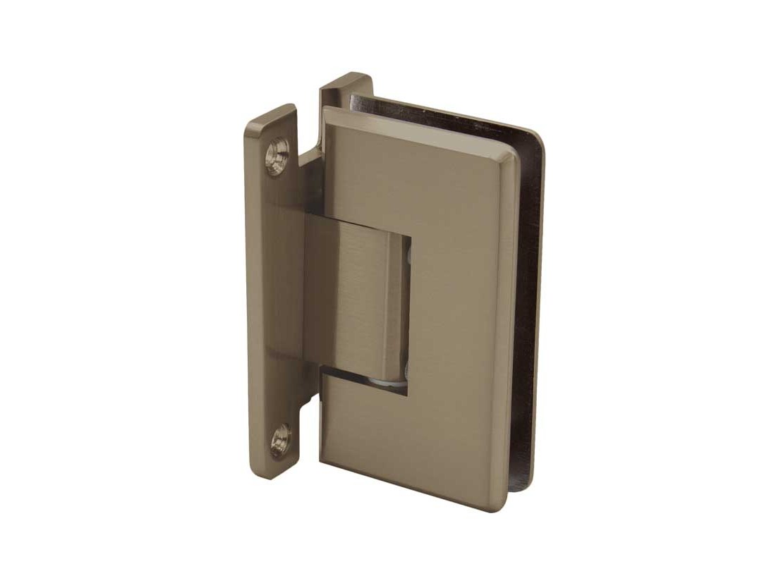 FHC Carolina Beveled Wall Mount Hinge Brass Material Brushed Bronze Finish