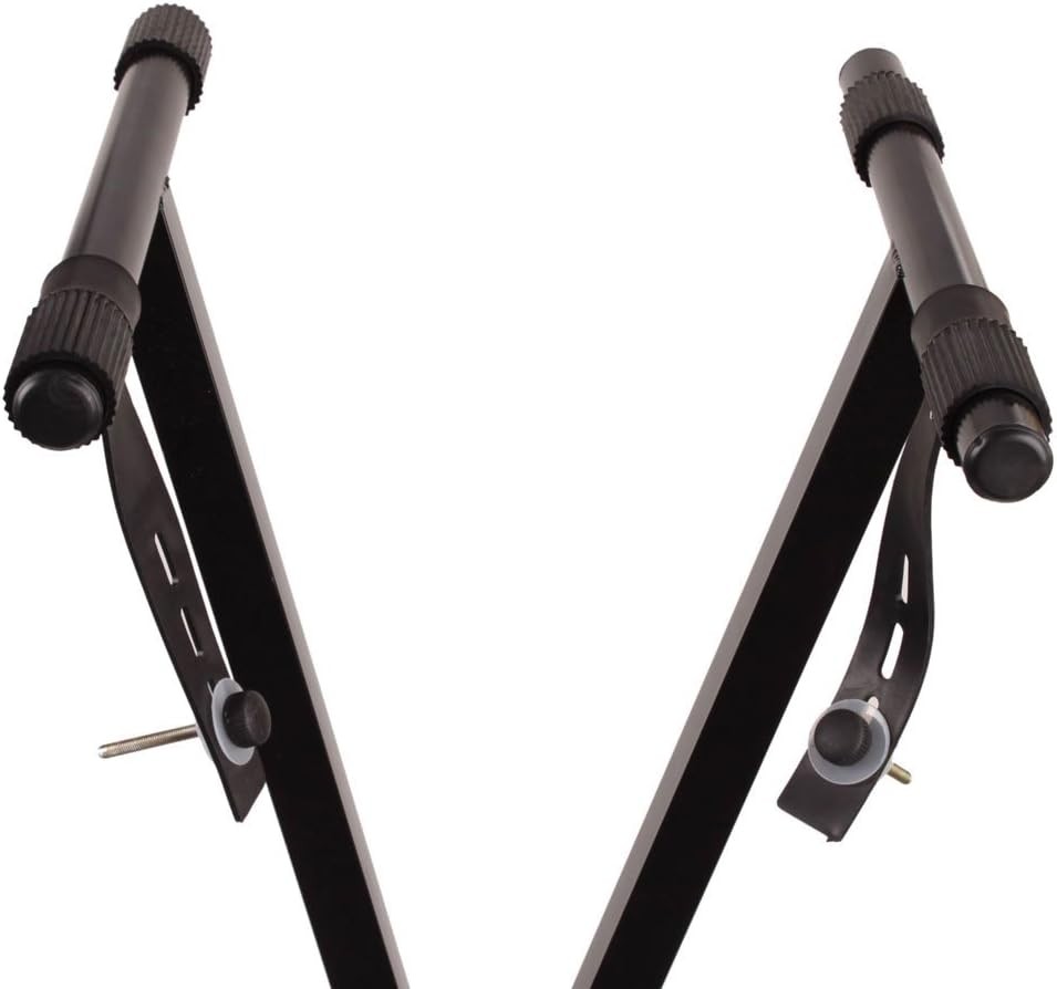 Ktaxon Single X Keyboard Stand and Bench Set, Adjustable With Lockable Straps US