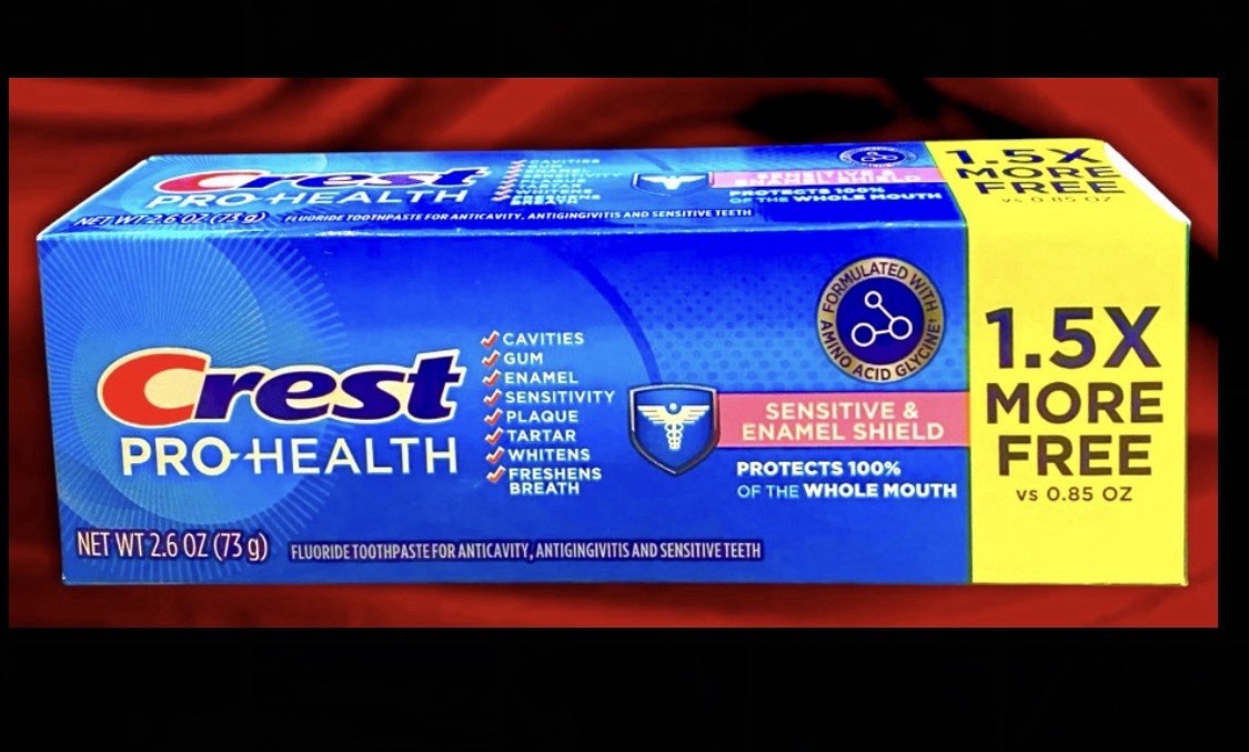 6 PACK Crest Pro-health SENSITIVE Enamel Shield fluoride Toothpaste EXP:06/2028