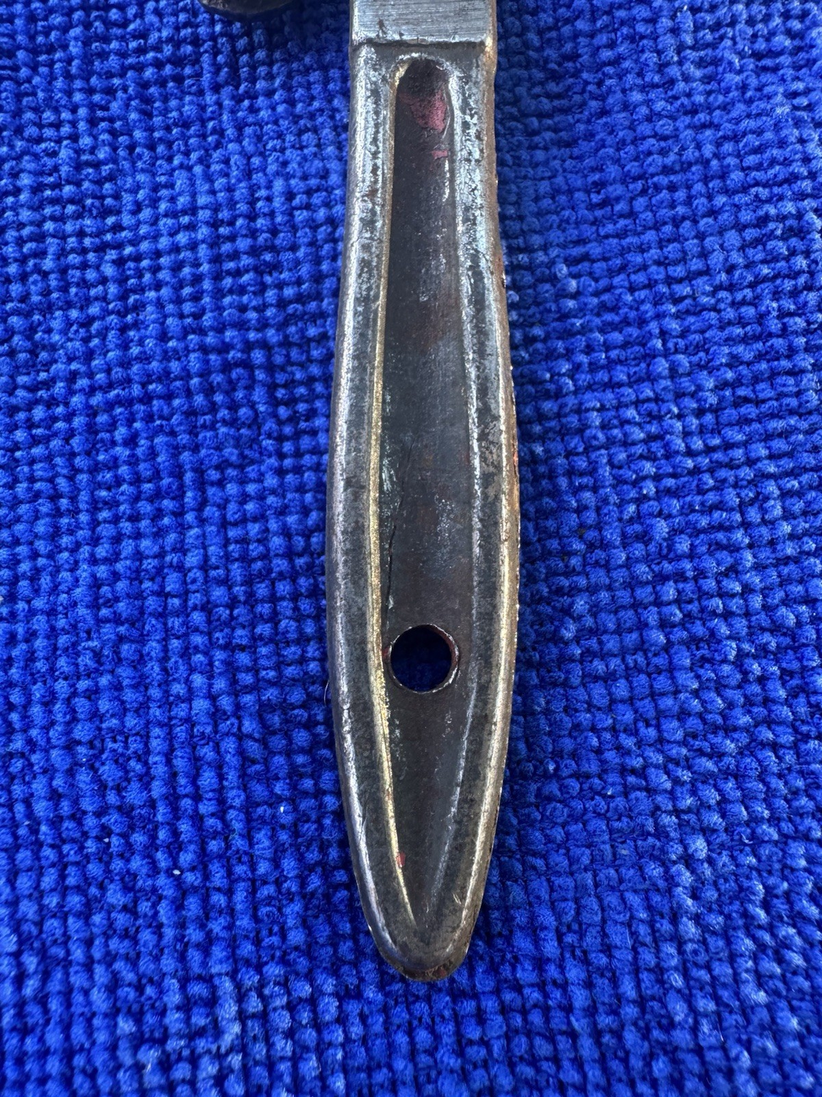 Vintage 8" Mini Pipe Wrench. Marked "STEEL CO. Guaranteed”. (B2)