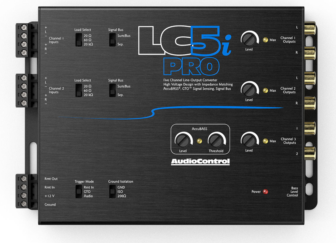 Audio Control lc5i pro 5 channel line out converter with accubass®