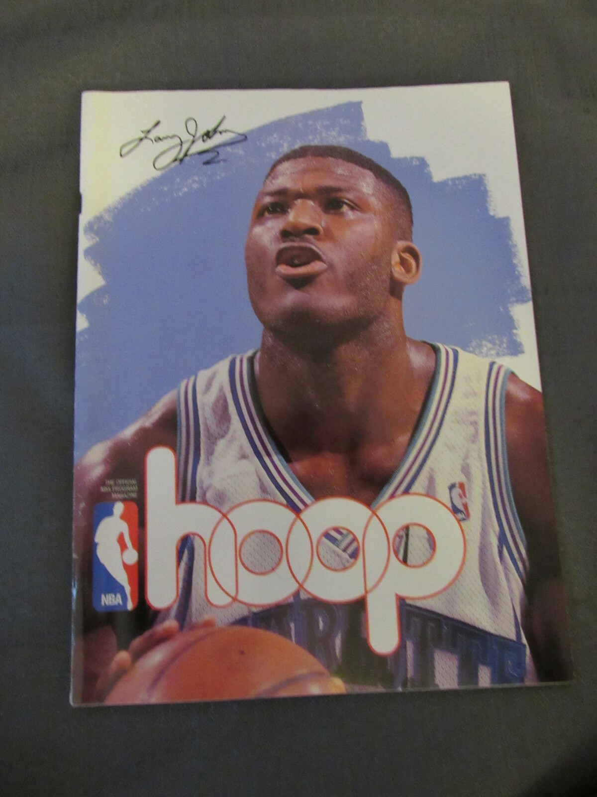 1994-95 Denver Nuggets vs. Charlotte Hornets Program Larry Johnson