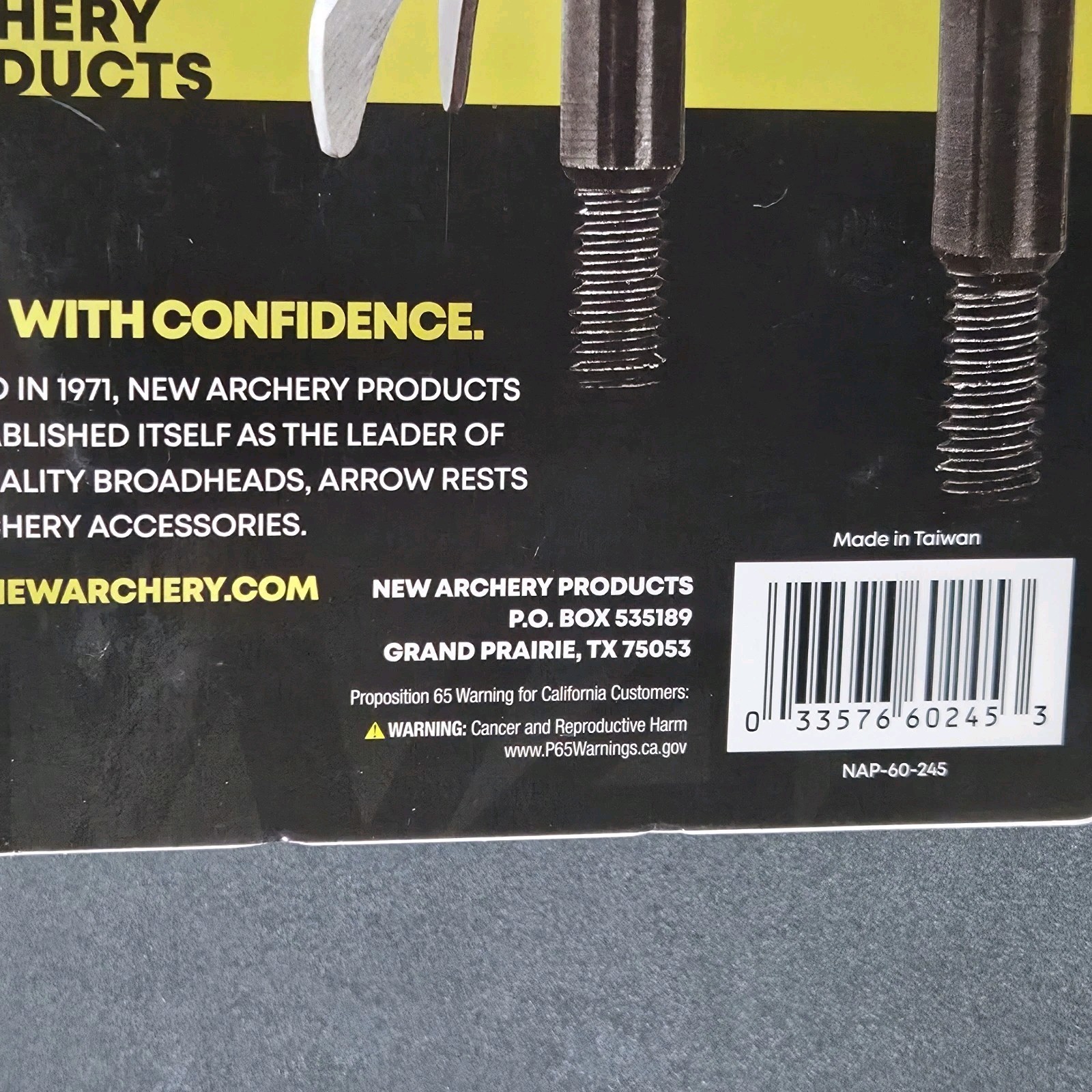 NAP Spitfire Compound Bow Mechanical Broadhead 125 Grains 3 Pack Arrowheads