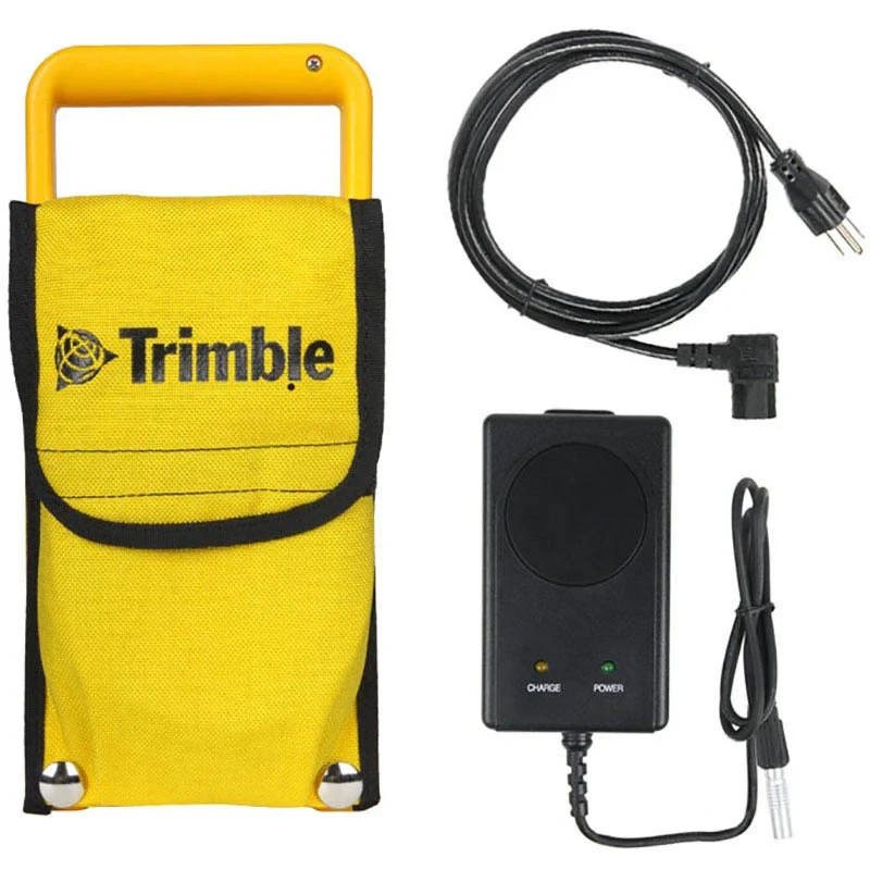 Trimble Lead Gel 6Ah Battery w/ 2.4m Straight 7 Pin Lemo Cable/ Power Supply New