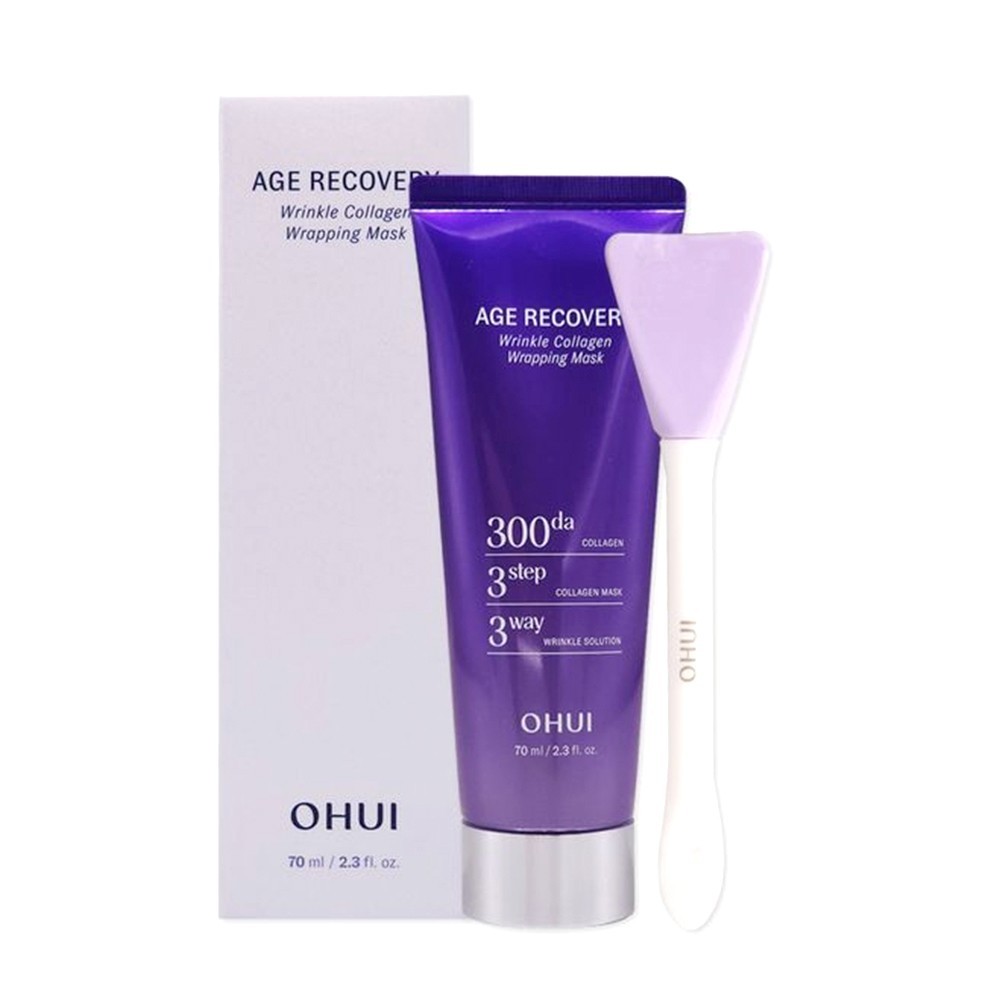 O HUI Age Recovery Collagen Wrapping Mask 70ml w/ Silicone Brush K-Beauty