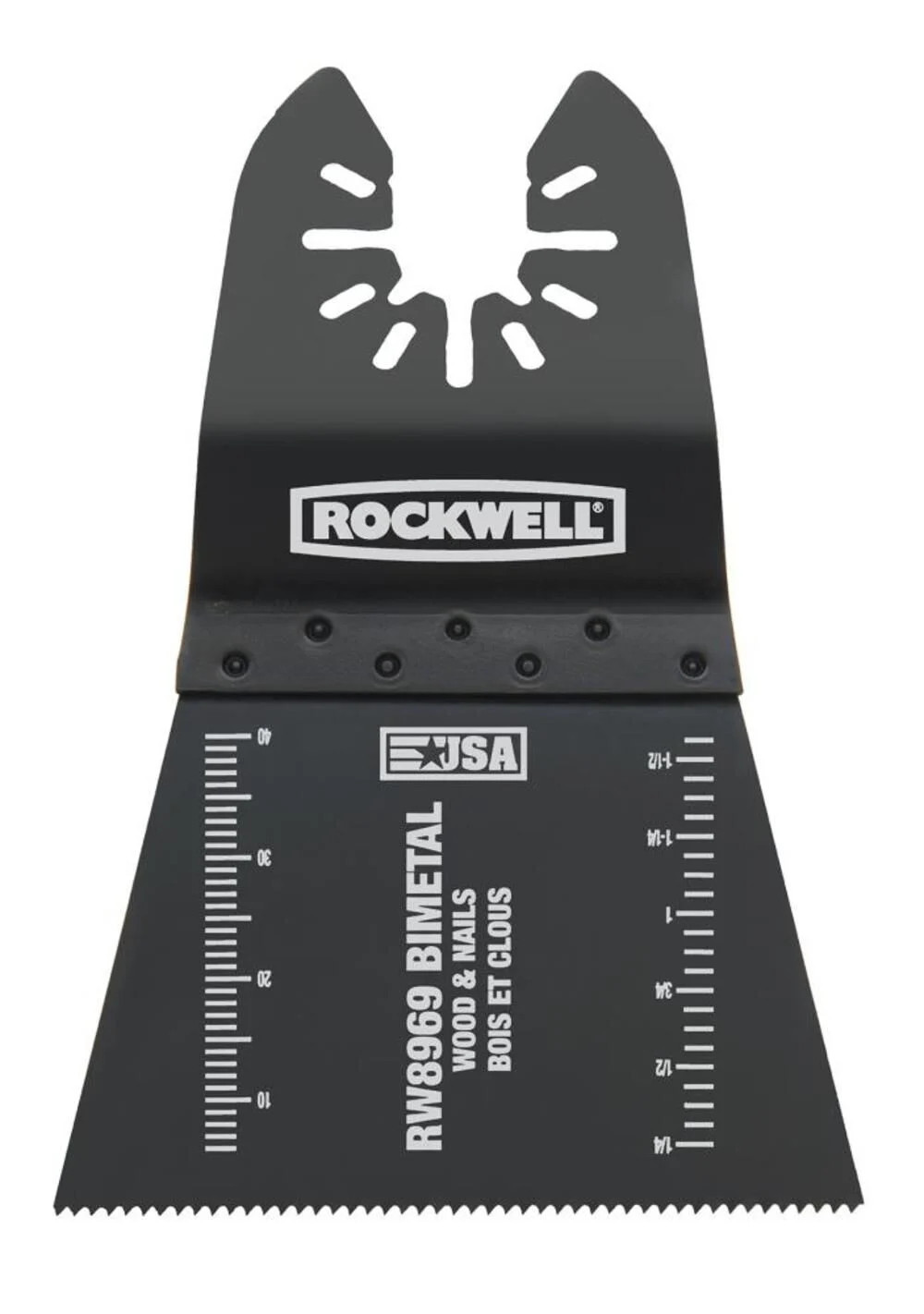 Rockwell 2-1/2'' Bi-Metal Wide Cut Oscillating Blade Universal Fit