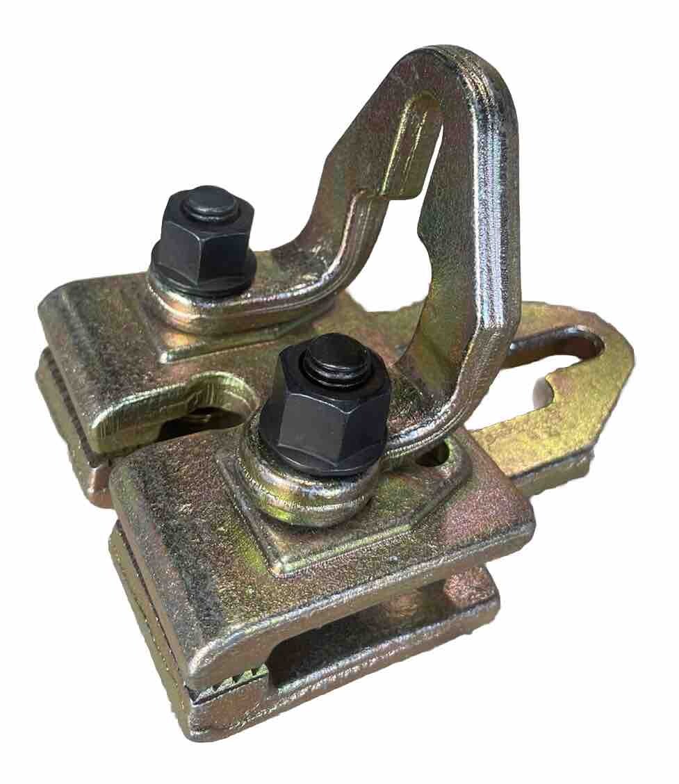 5 Ton Auto Body Frame Dent Puller Clamp H-D 2-way Single Rack Clamps Pulling