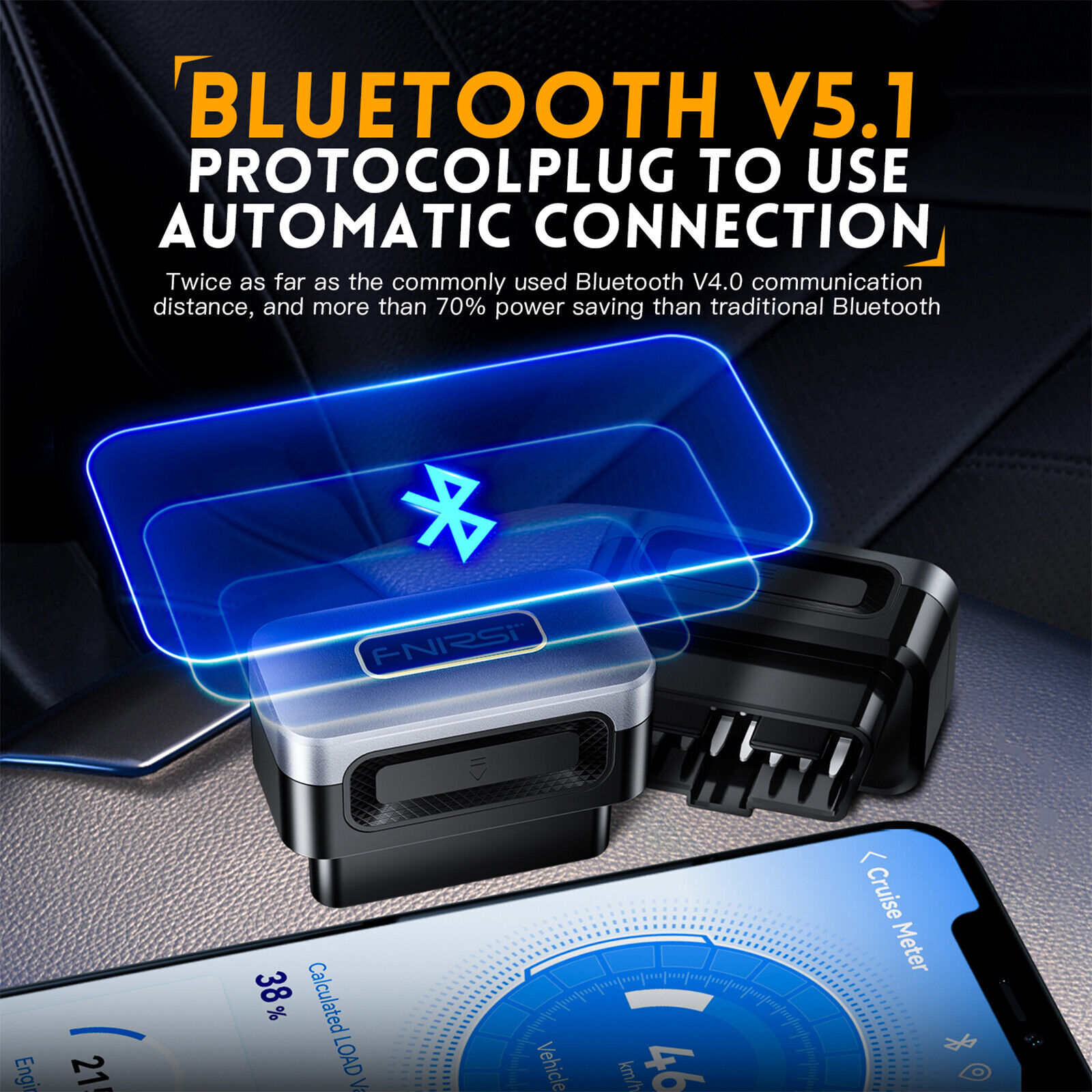 FNIRSI FD10 Car OBD2 Scanner Code Car Check Engine Fault Diagnostic Device Tool
