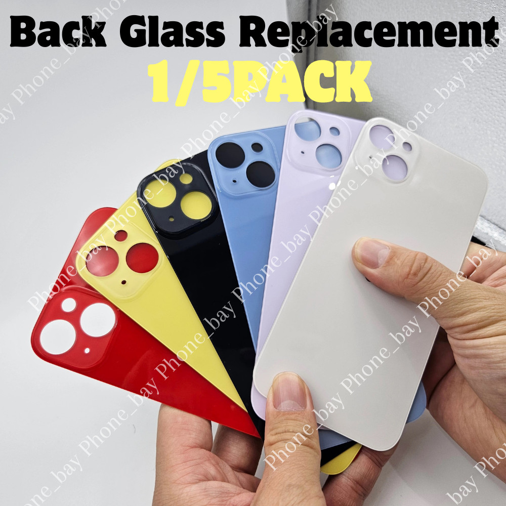 Replacement Rear Back Glass Big Hole For iPhone15 14 13 12 11 Pro XR XS X 8 Lot
