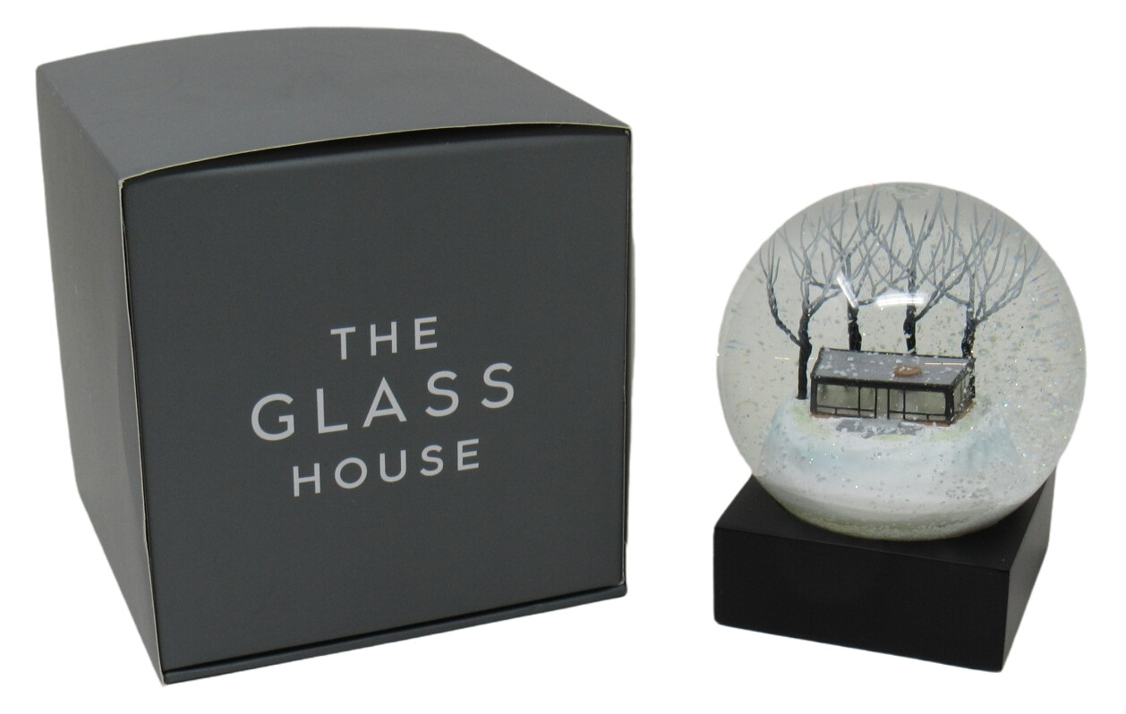BRAND NEW Philip Johnson The Glass House Collectible Snow Globe CoolSnowGlobes