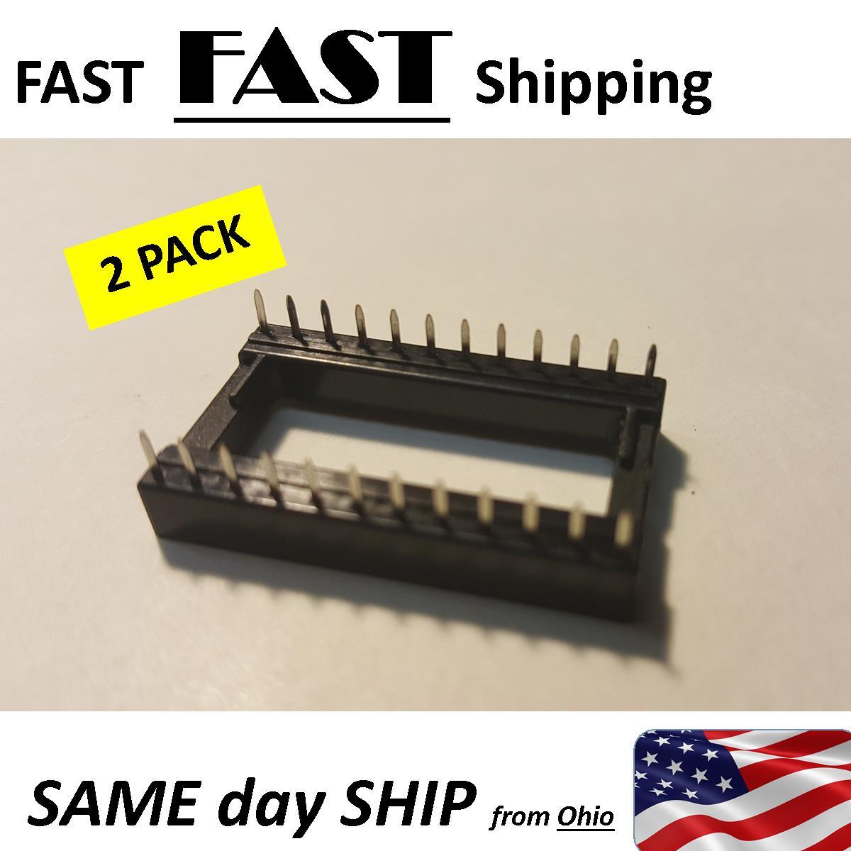 Chip Socket - 24 pin IC chip socket