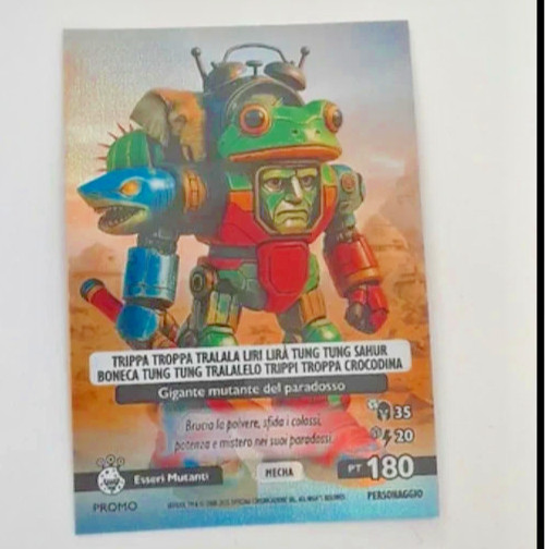 SKIFIDOL ITALIAN BRAINROT CARD PROMO TRIPPA TOOPPA TRALALA LIRI LIRA TUNG TUNG