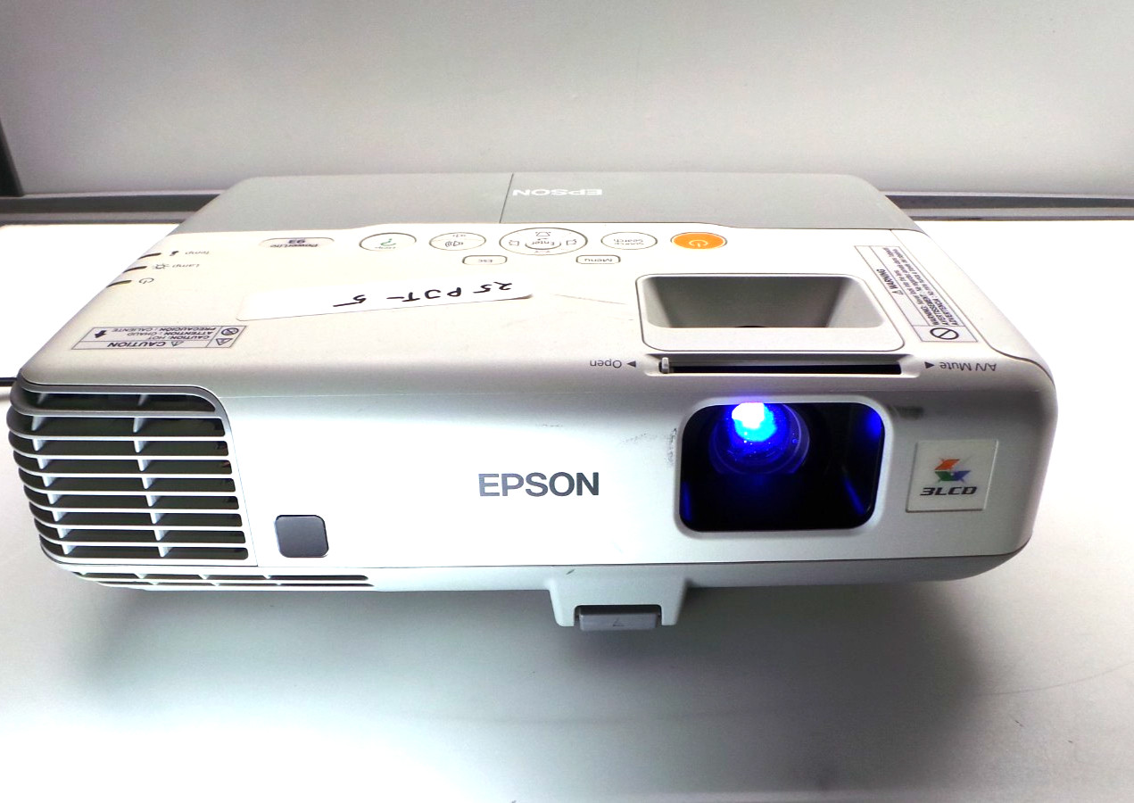Epson PowerLite 93 3LCD Projector H382F - 2400 Lumens Tested- No Remote