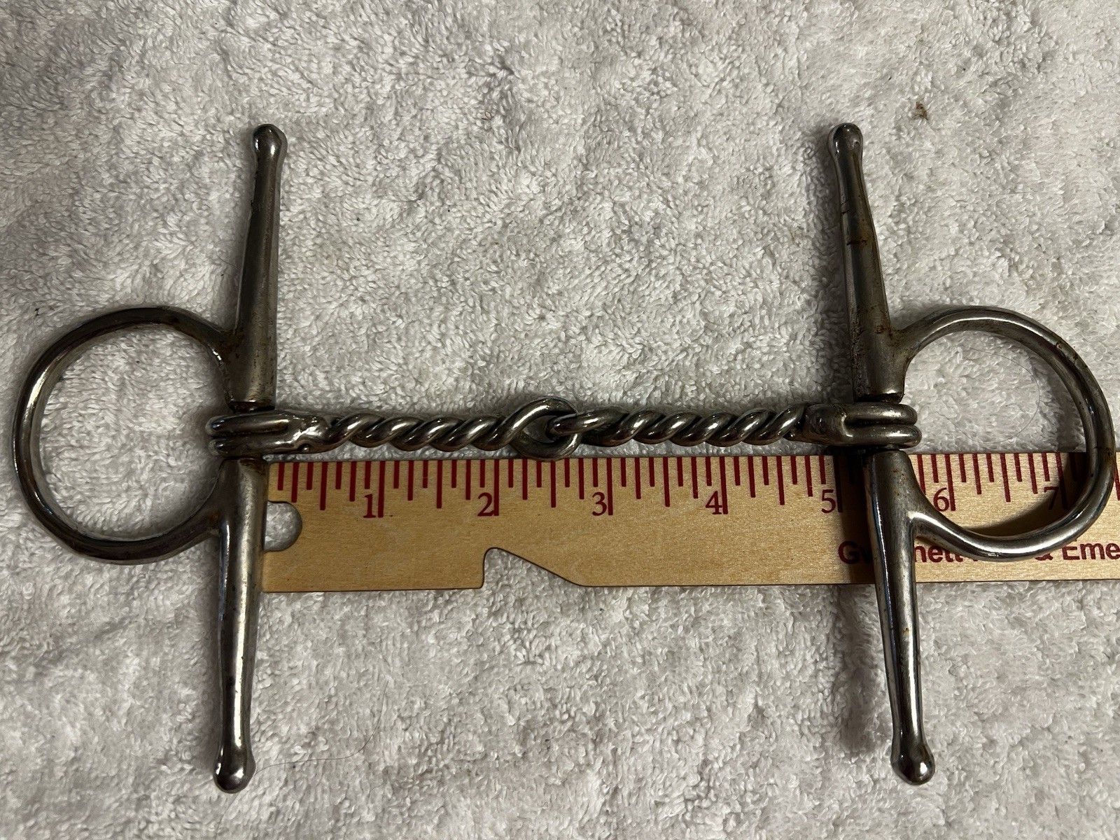 Horse Bit - Full Cheek Twisted Snaffle 5"